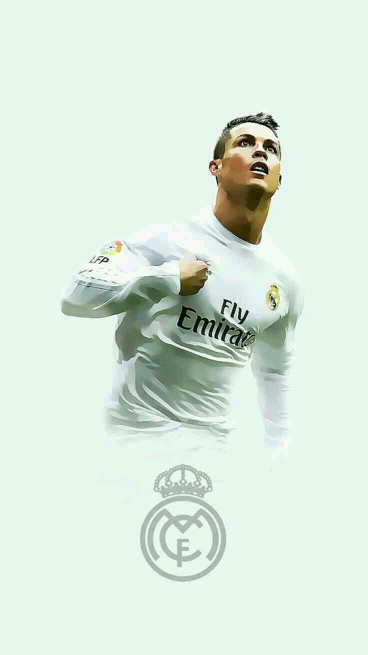 Real Madrid Hintergrundbild 736x1309. Cristiano Ronaldo of Real Madrid wallpaper. Ronaldo wallpaper, Cristiano ronaldo HD wallpaper, Ronaldo real madrid
