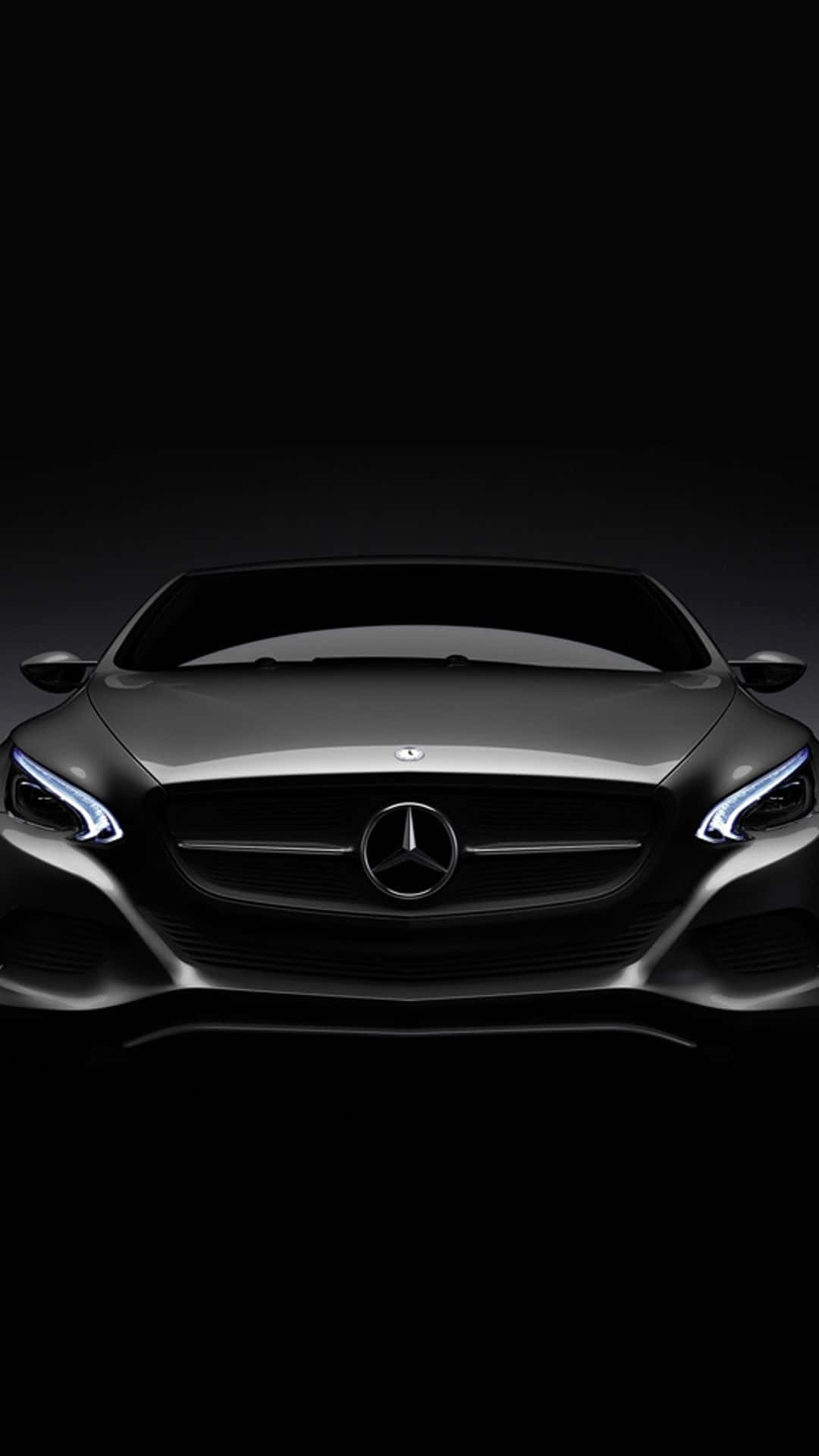 Mercedes Hintergrundbild 1080x1920. Download Aesthetic Black Mercedes Benz iPhone Wallpaper
