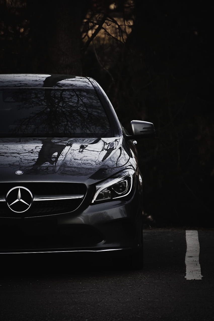Mercedes Hintergrundbild 850x1275. Black Mercedes Benz C Class On Road During Daytime [] For Your, Mobile & Tablet. Explore Mercedes Benz C200. Mercedes Benz, Mercedes Benz, , Mercedes Dark HD phone wallpaper
