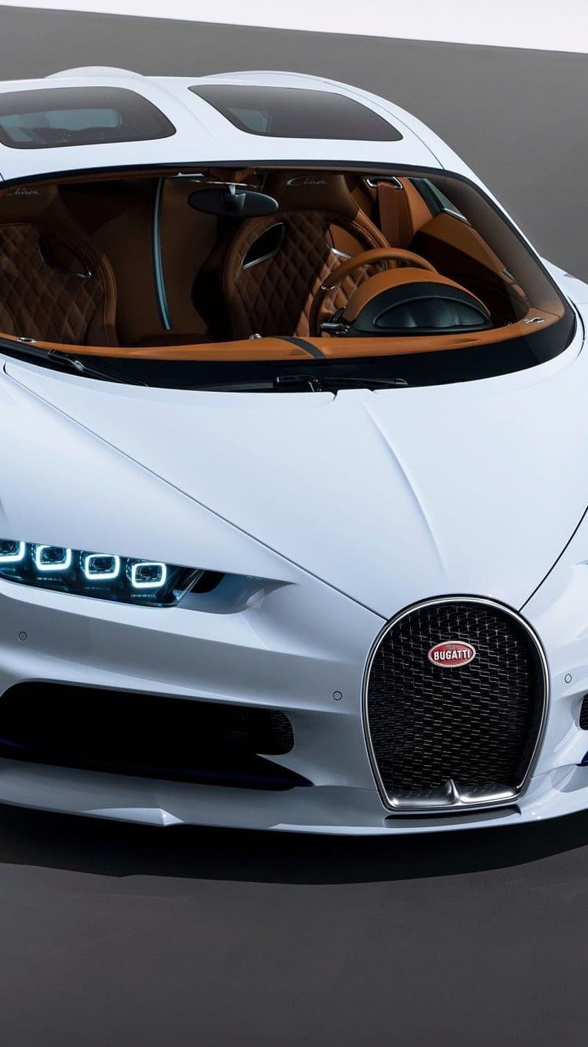 Bugatti Hintergrundbild 850x1512. Bugatti Chiron, White, Majestic, Supercars, bugatti chiron iphone HD phone wallpaper