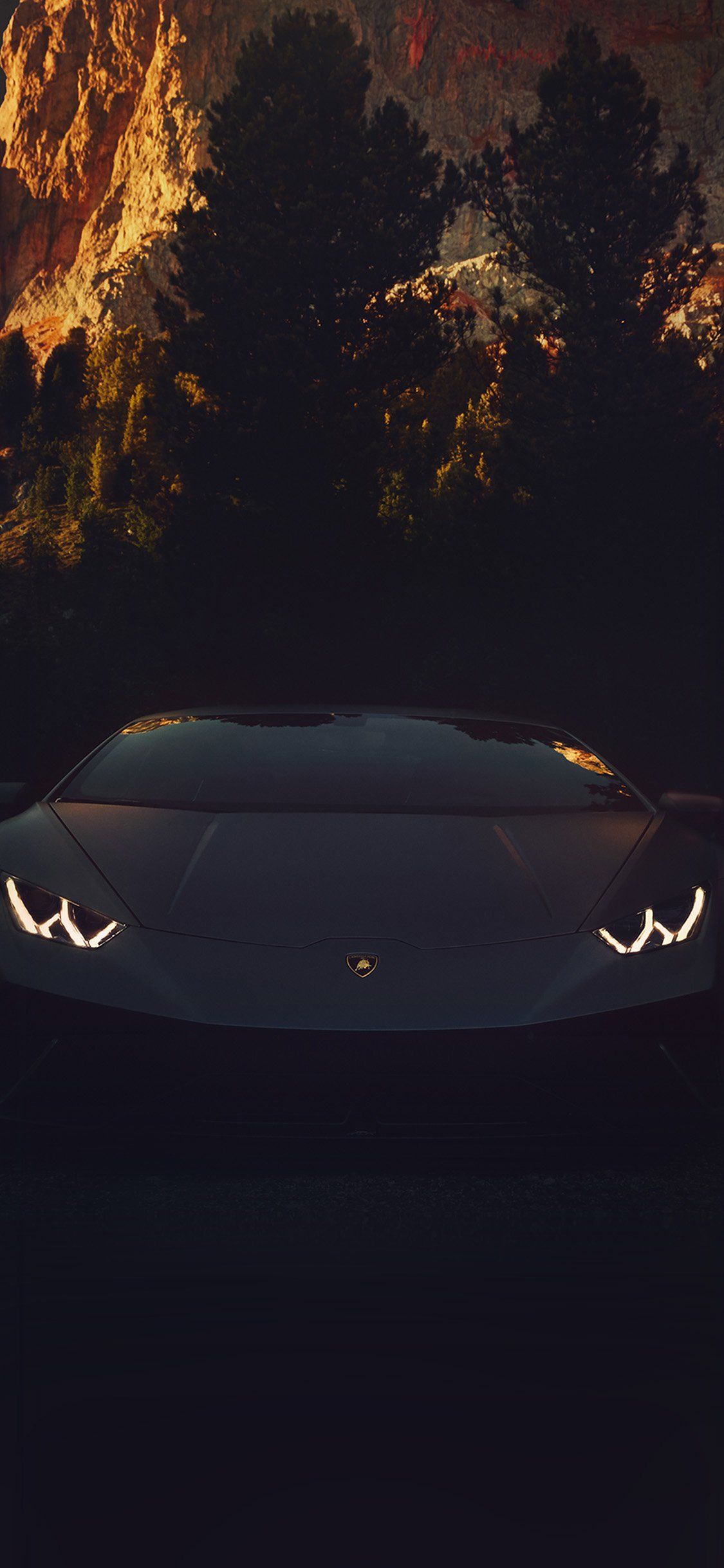 Lamborghini Hintergrundbild 1125x2436. Car lamborghini dark iPhone 11 Wallpaper Free Download