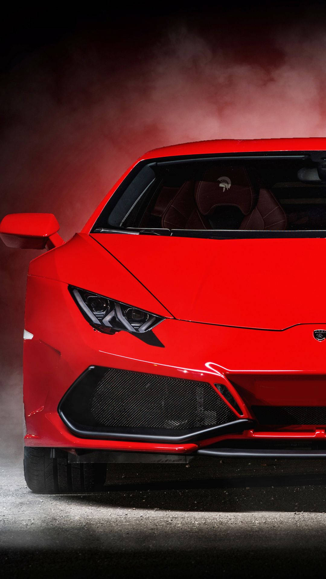 Lamborghini Hintergrundbild 1080x1920. Download Lamborghini iPhone Red Aesthetic Smoke Wallpaper