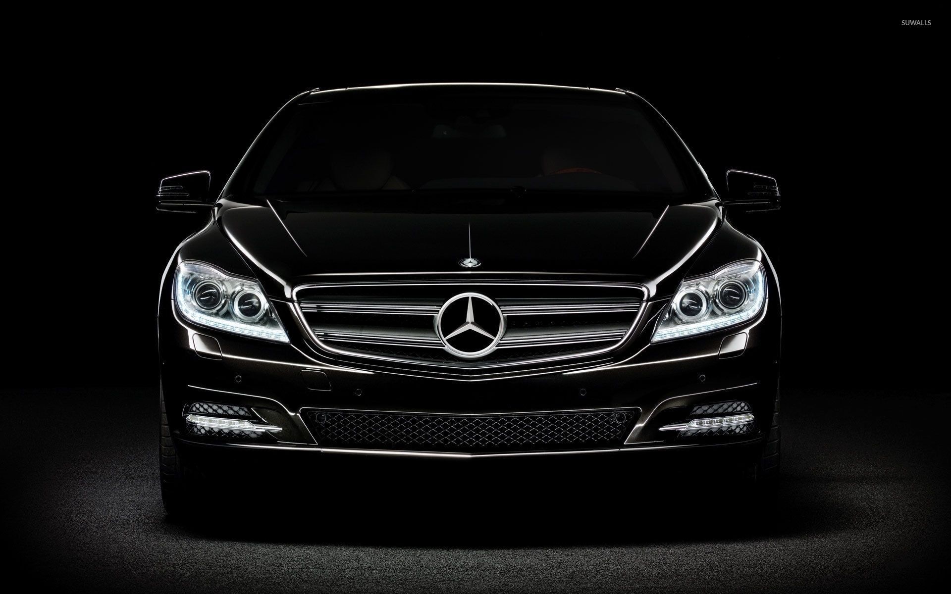 Mercedes Hintergrundbild 1920x1200. Black Mercedes Wallpaper