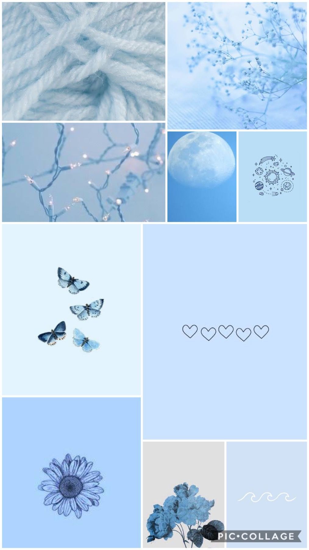 Schönste Hintergrundbild 1014x1800. Baby Blue Aesthetic Wallpaper by mzunicorn09 - Poster bunga, Foto abstrak, Latar belakang