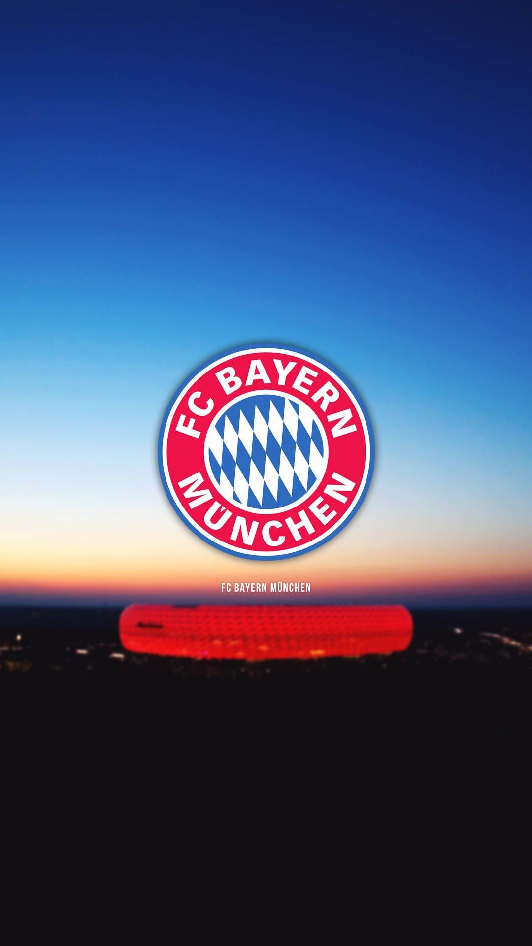  FC Bayern München Hintergrundbild 1080x1920. Download Bayern Munich Logo With Allianz Wallpaper
