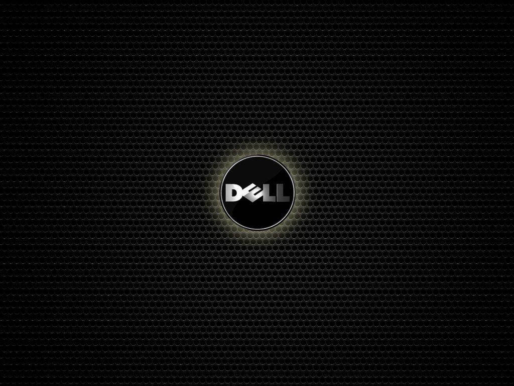  Dell Hintergrundbild 1024x768. Download Dell HD Logo With Yellow Backlight Wallpaper