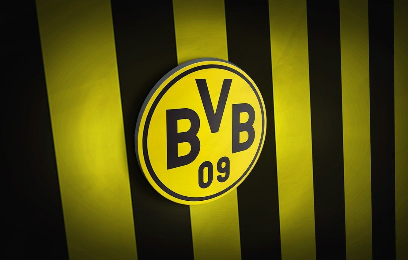 BVB HD Hintergrundbild 1332x850. Wallpaper wallpaper, sport, Germany, football, Borussia Dortmund, Bundesliga, 3D logo image for desktop, section спорт