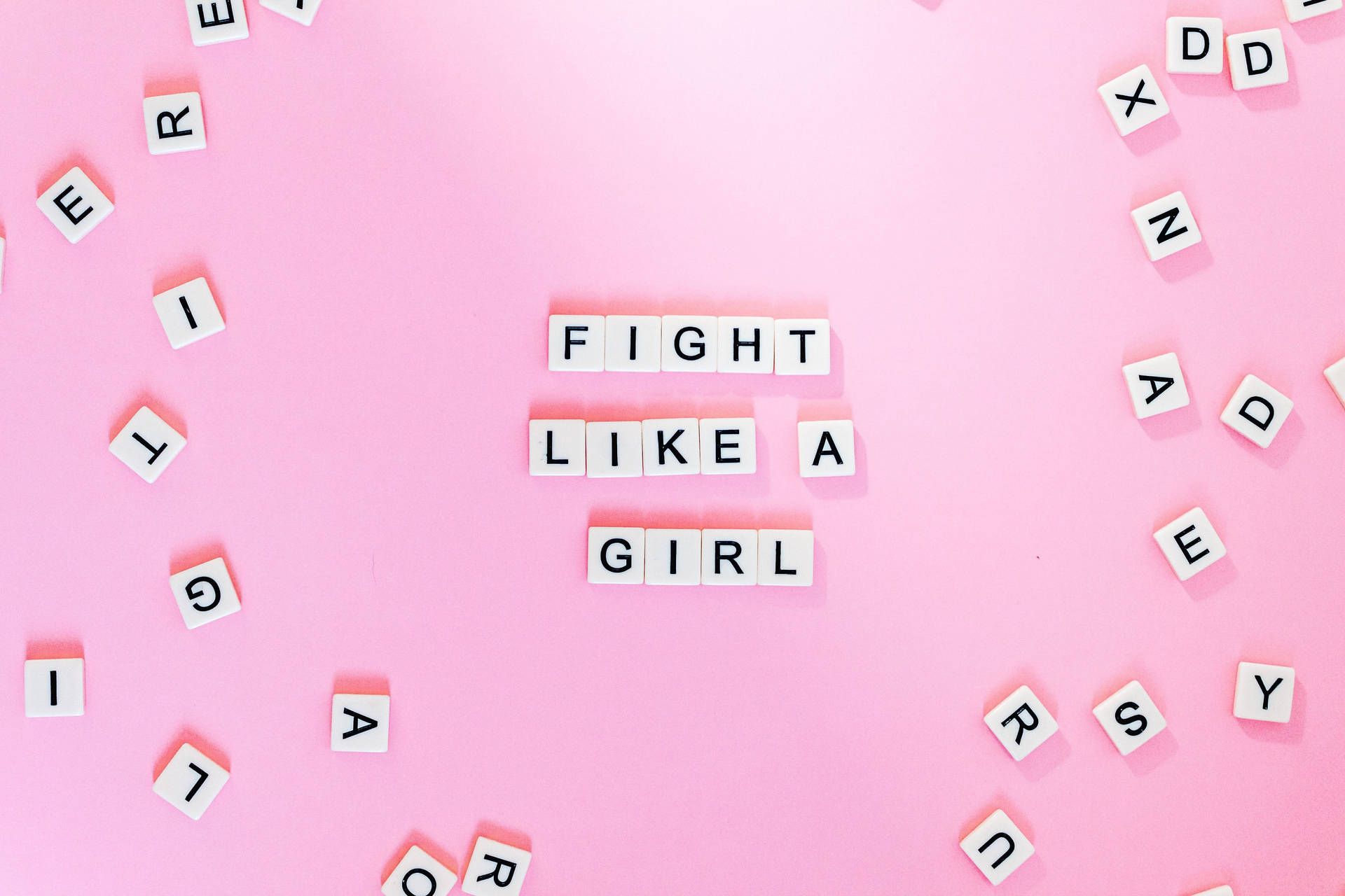  Feminismus Hintergrundbild 1920x1280. Download Aesthetic Girly Feminist Scrabble Wallpaper