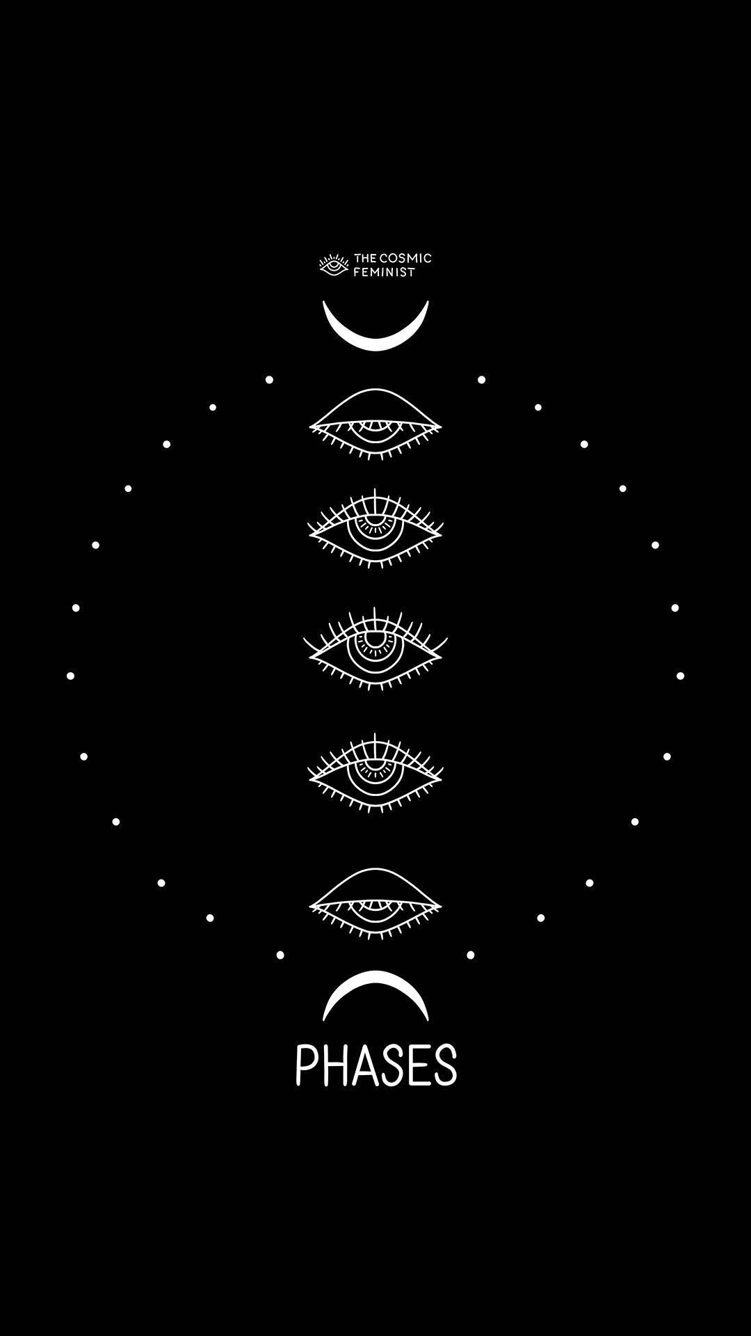  Feminismus Hintergrundbild 1080x1920. Download Spiritual Aesthetic Boho Eye Symbol Wallpaper