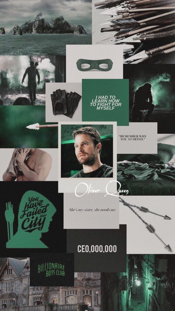  Arrow Fernsehserie Hintergrundbild 736x1309. green aesthetic. Arrow tv series, Green arrow, Oliver queen arrow
