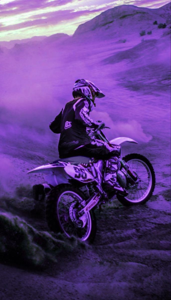  Motorrad Hintergrundbild 685x1200. Purple moto. Motocross love, Motorcycle drawing, Moto wallpaper