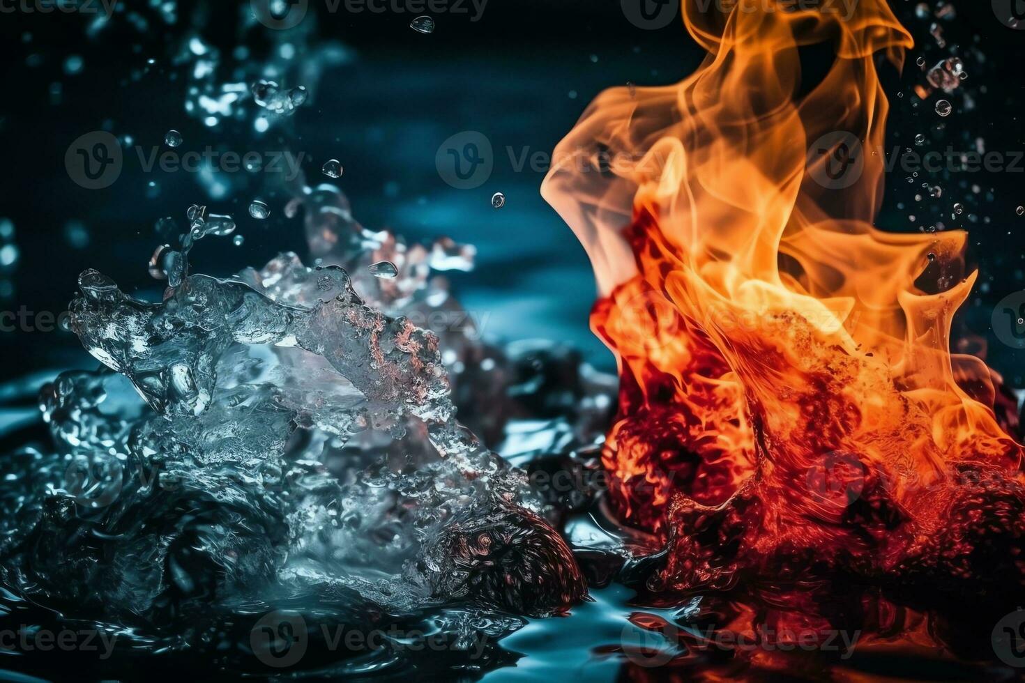  Feuer Und Eis Hintergrundbild 1470x980. Eis Kollidieren Mit Flammen Desktop Hintergrund Hoch Kontrast. Ai Generiert 23378253 Stock Photo Bei Vecteezy