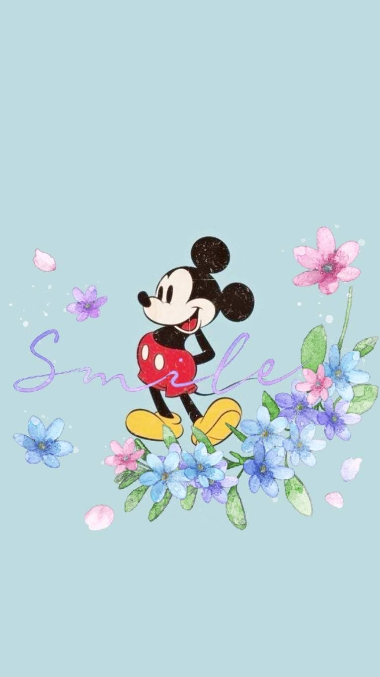  Mickey Mouse Hintergrundbild 770x1370. Mickey Mouse Aesthetic Wallpaper Download