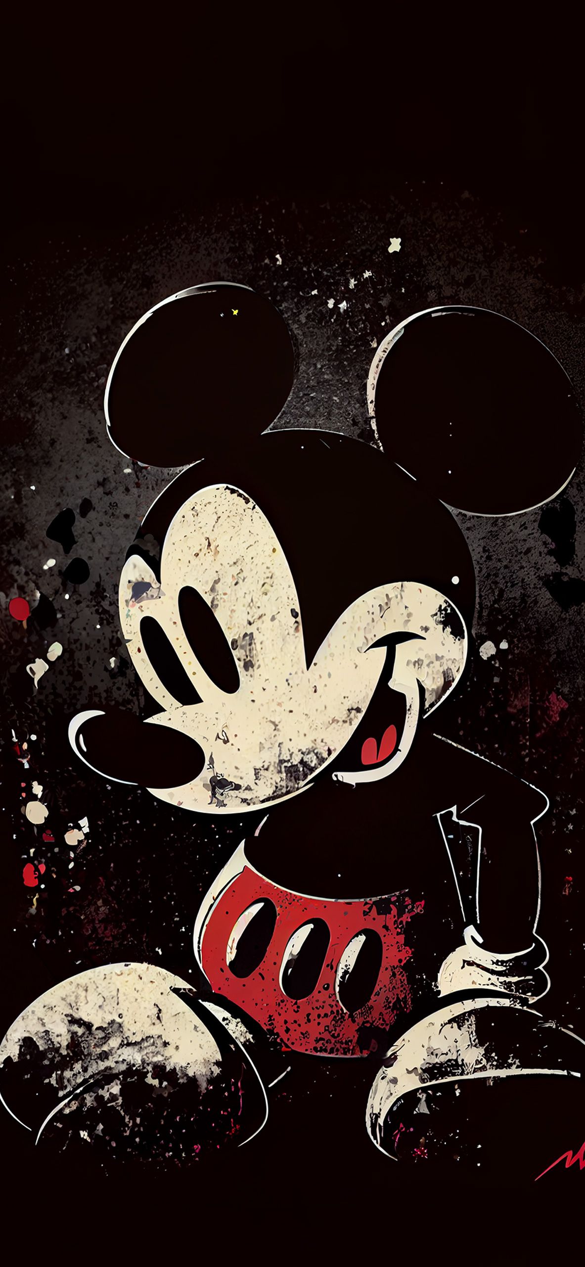  Mickey Mouse Hintergrundbild 1183x2560. Mickey Mouse Black Wallpaper Mouse Wallpaper iPhone