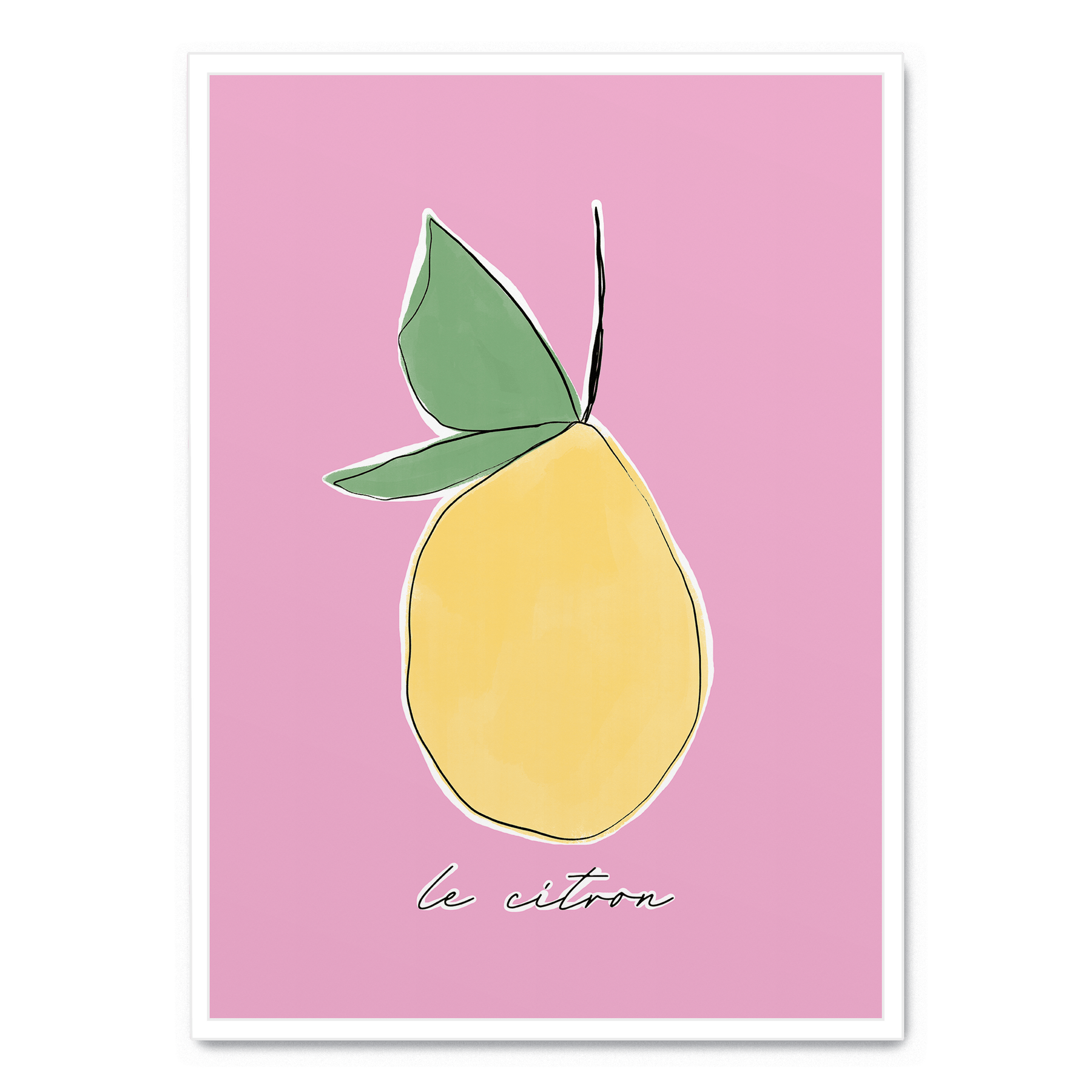  Obst Hintergrundbild 1800x1800. Le Citron Poster