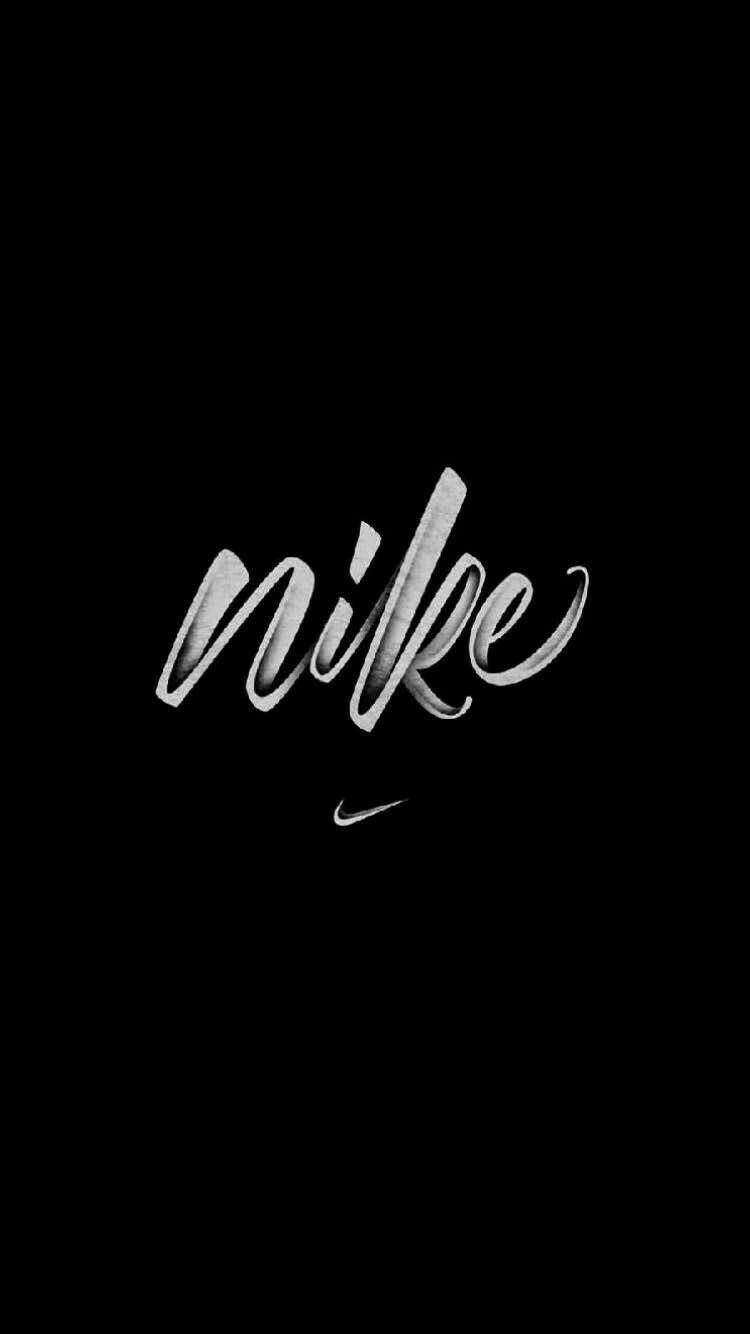  Nike Coole Hintergrundbild 750x1334. Carla Silva on iPhone fondos de pantalla. Nike wallpaper, Nike logo wallpaper, Cool black wallpaper