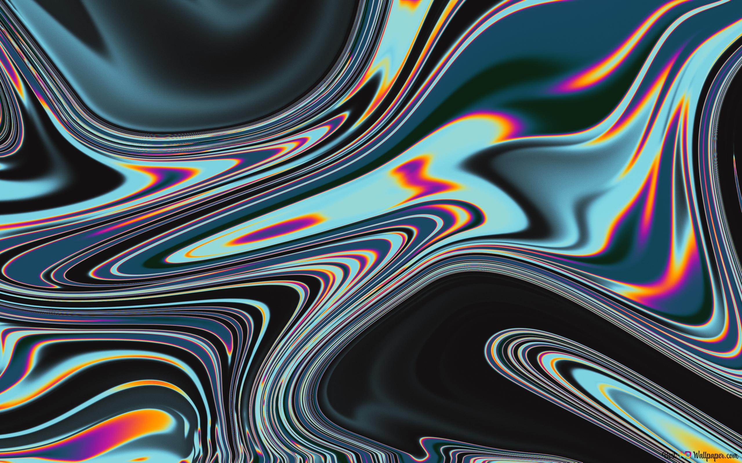  Psychedelisch Hintergrundbild 2560x1600. Digital art, abstract, colorful, liquid, modern covers psychedelic background aesthetic 4K wallpaper download