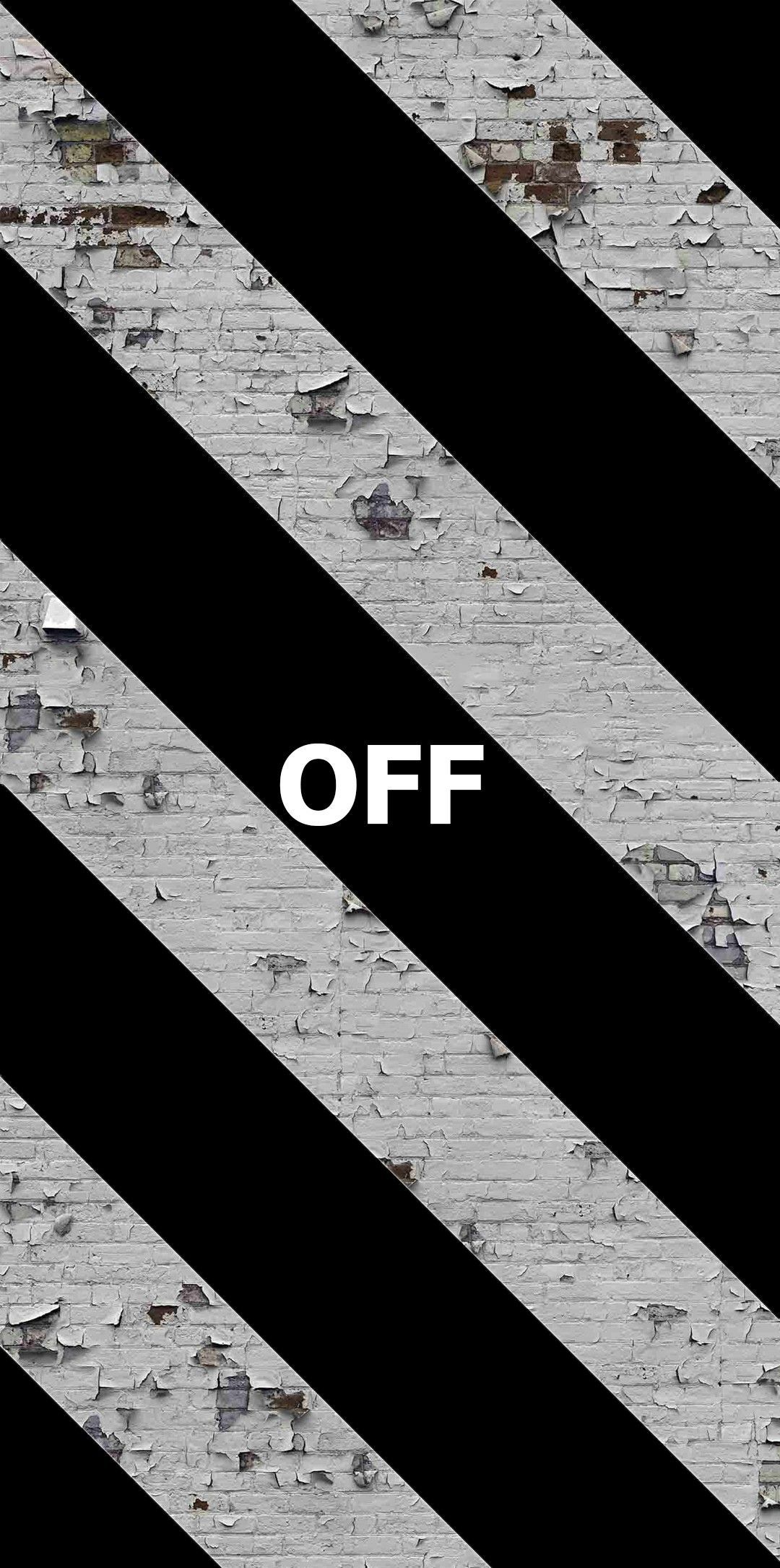  Off White Hintergrundbild 1080x2170. Off white black and white brick wallpaper iphone. Wallpaper iphone hitam, Wallpaper android, Wallpaper hypebeast