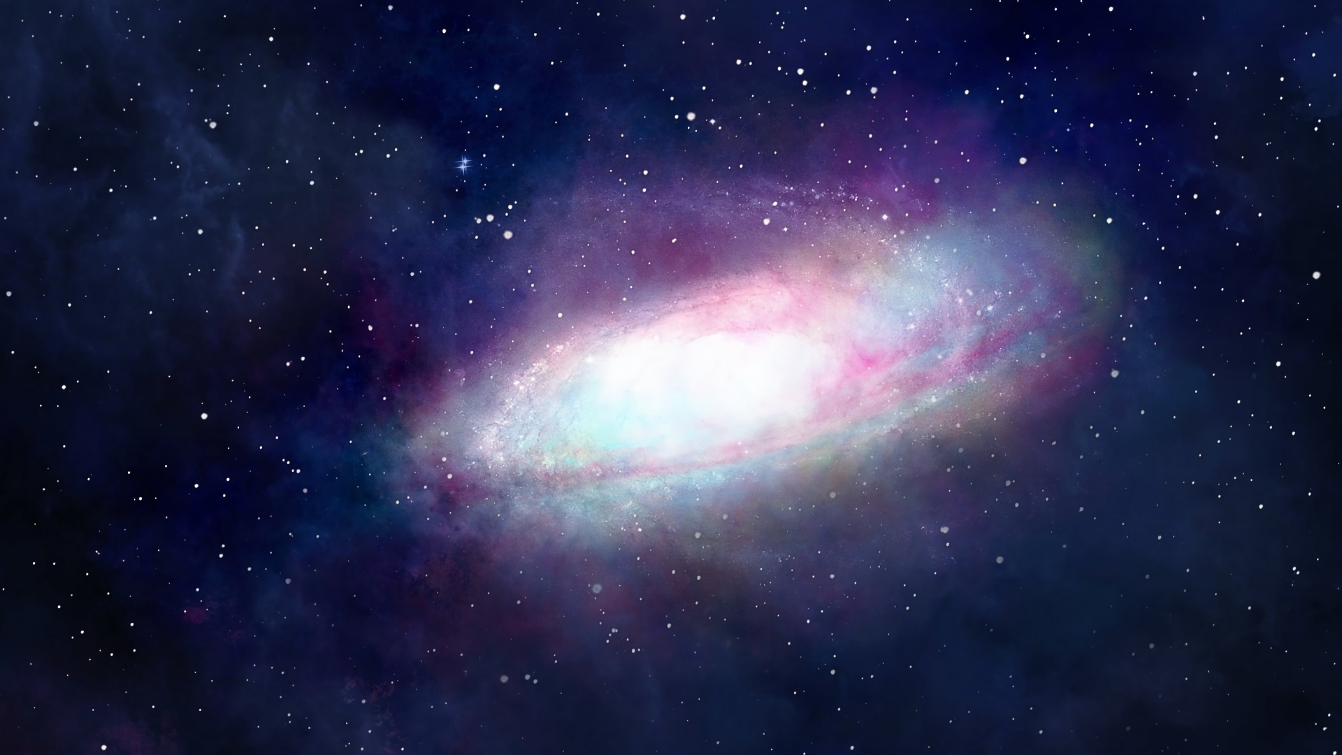  Universum Hintergrundbild 1920x1080. Galaxy in Outer Space