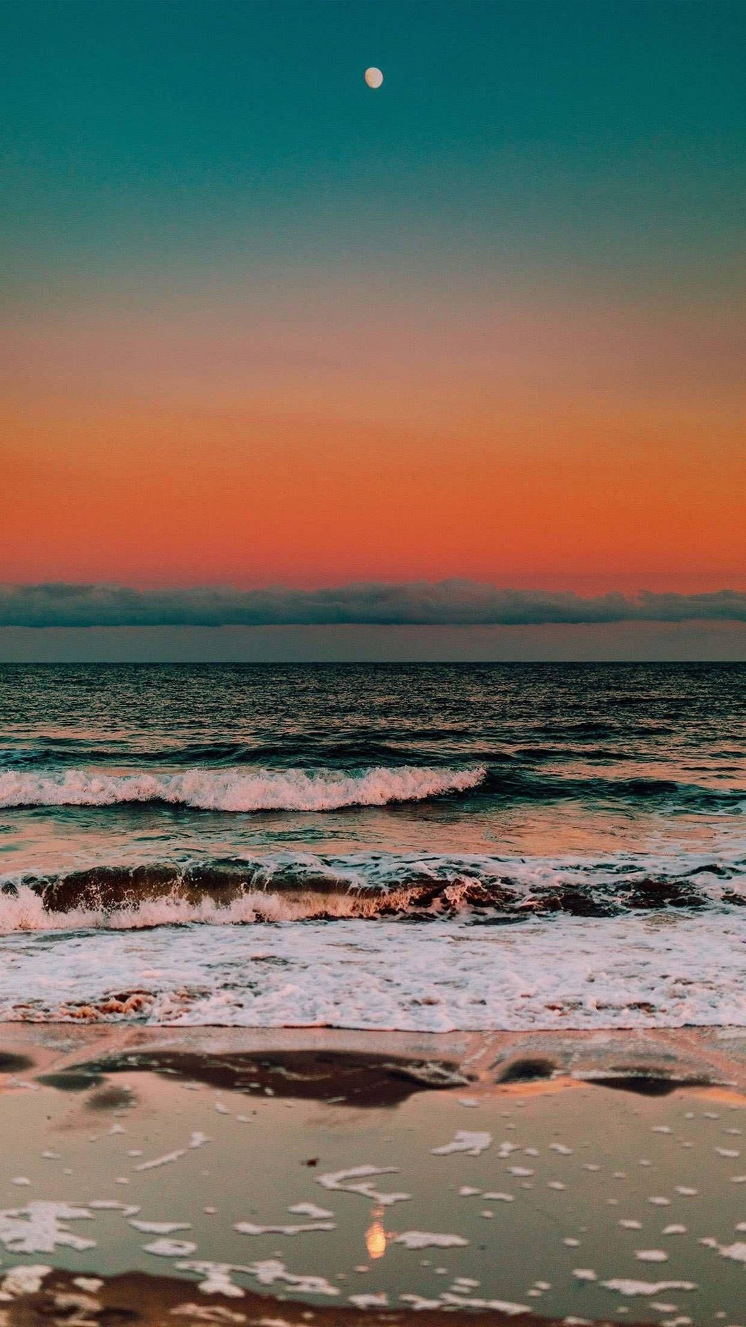  Meer Und Strand Hintergrundbild 1080x1920. Ästhetischer Strand Wallpaper KOSTENLOS