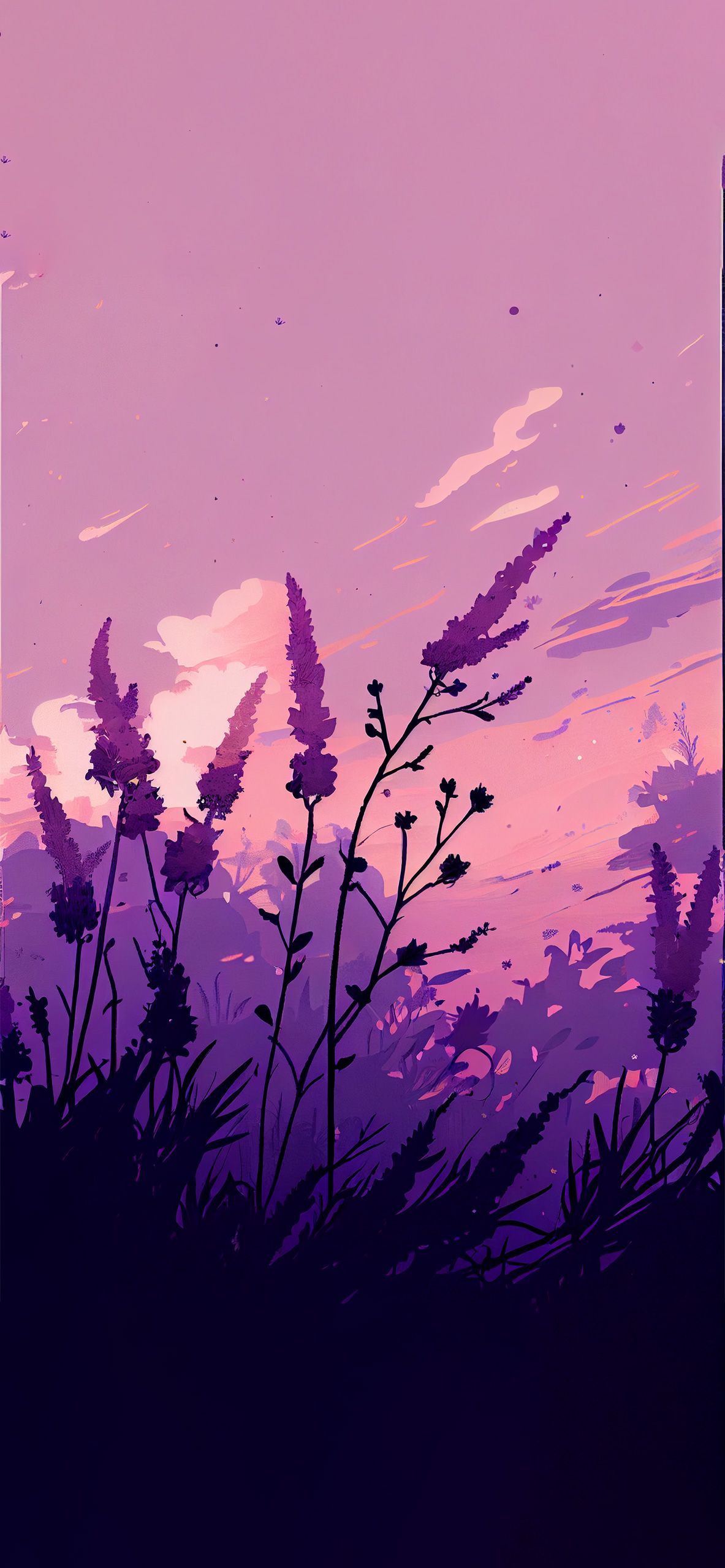  Aesthetic Hintergrundbild 1183x2560. Lavender Aesthetic Wallpaper Aesthetic Wallpaper iPhone