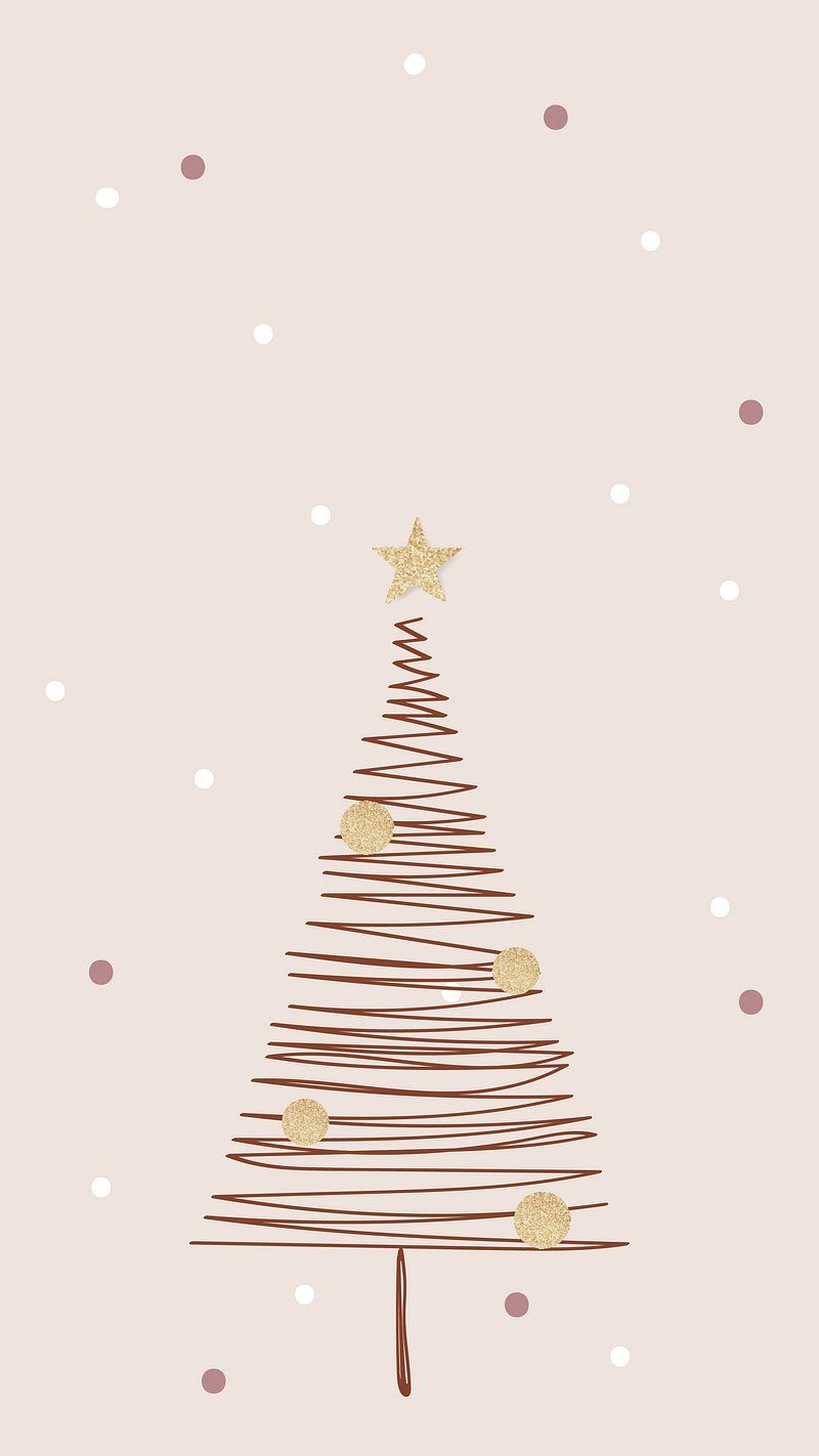 Winter Weihnachten Hintergrundbild 800x1422. Pink winter background, Christmas aesthetic. Premium PSD Illustration