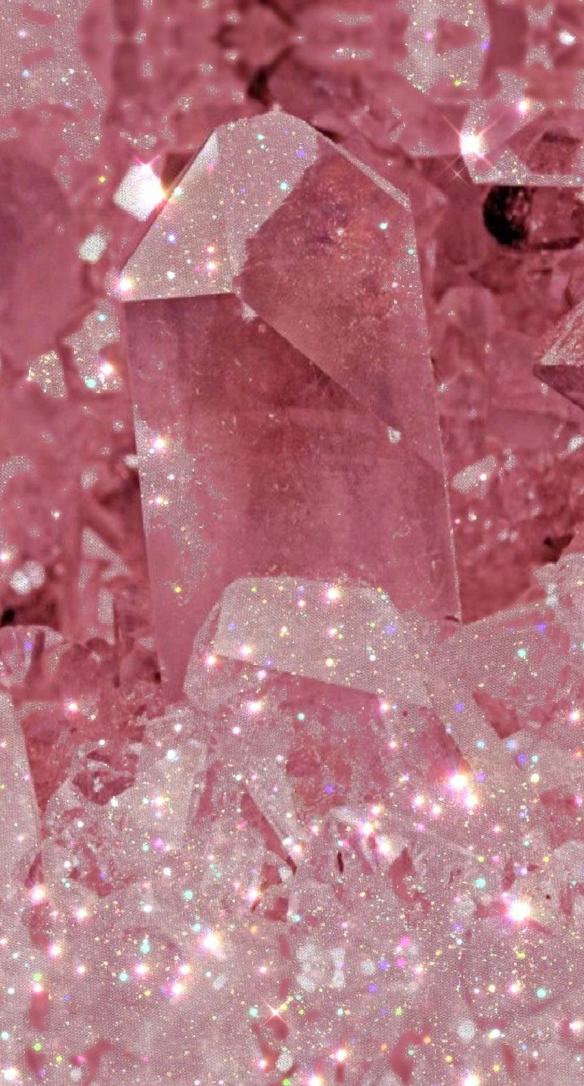  Schwarz Glitzer Hintergrundbild 852x1584. Glitter Minerals. Pink glitter wallpaper, Pink wallpaper girly, Pink tumblr aesthetic