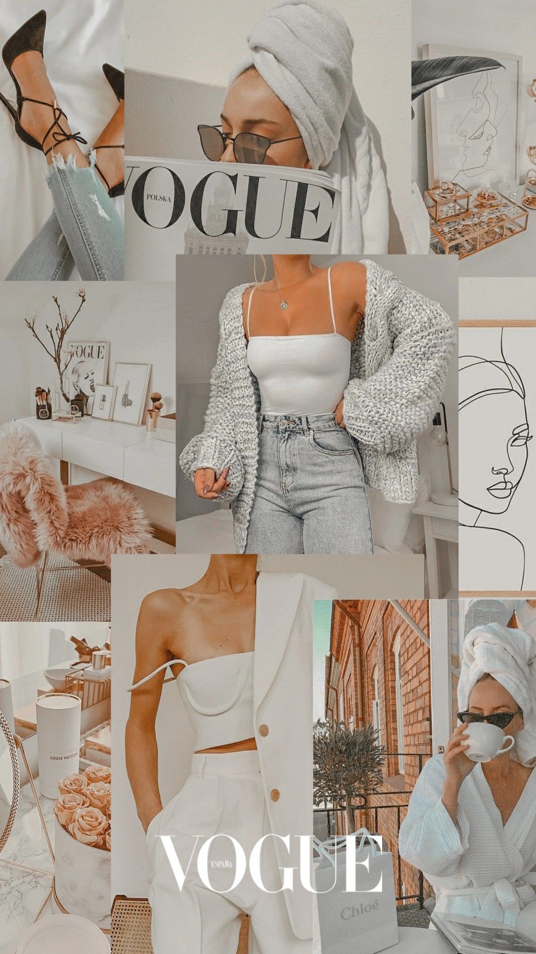  Handy Frauen Hintergrundbild 1080x1921. Wallpaper Aesthetic Tumblr. Fashion wallpaper, Vogue wallpaper, Fashion
