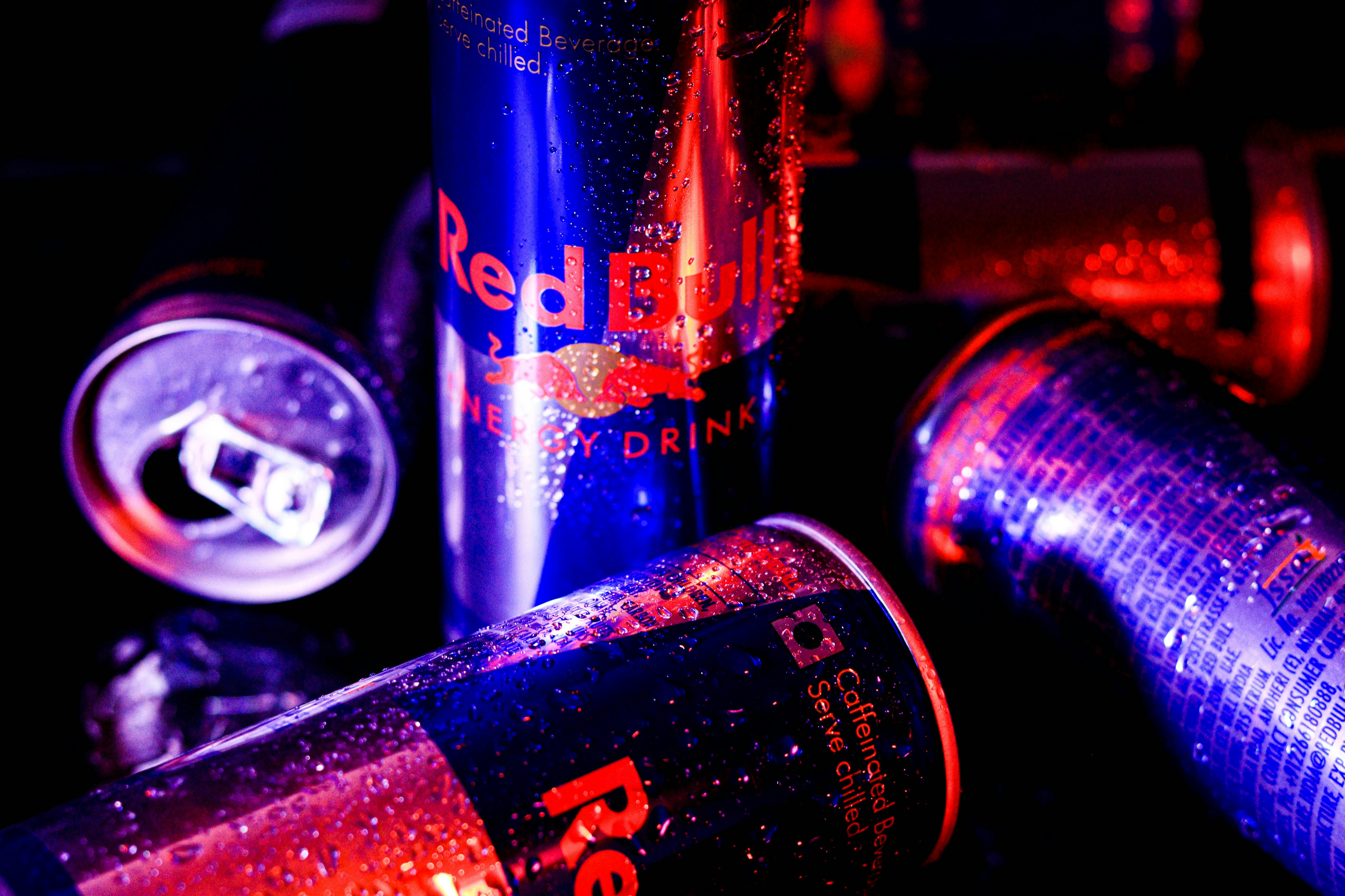  Red Bull Hintergrundbild 6000x4000. A Can of Energy Drink · Free