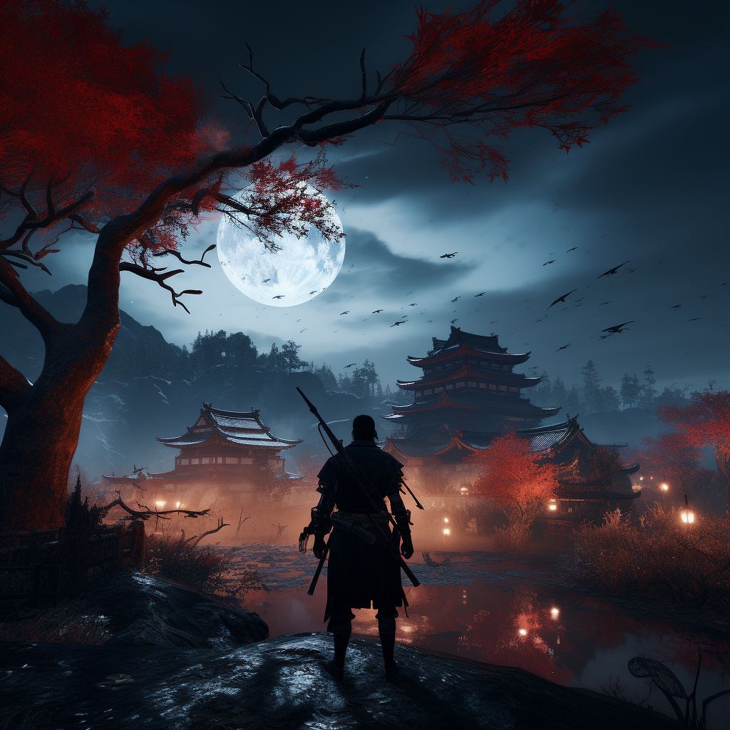  Ghost Of Tsushima Hintergrundbild 1024x1024. Ghost of Tsushima Continues to Impress: A Timeless Aesthetic Marvel