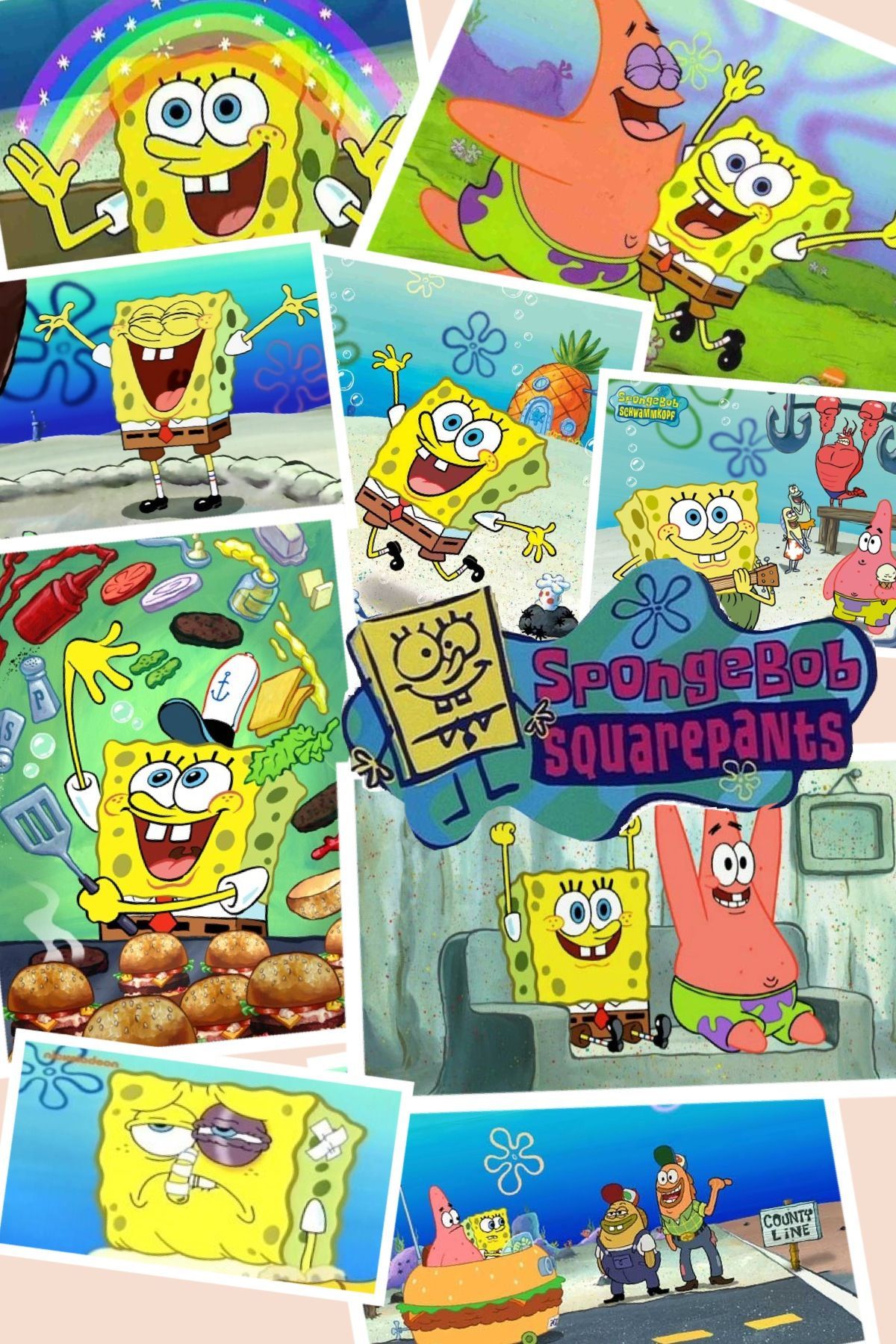  SpongeBob Schwammkopf Hintergrundbild 1200x1800. My spongebob collage ;). Spongebob, Spongebob wallpaper, Spongebob squarepants