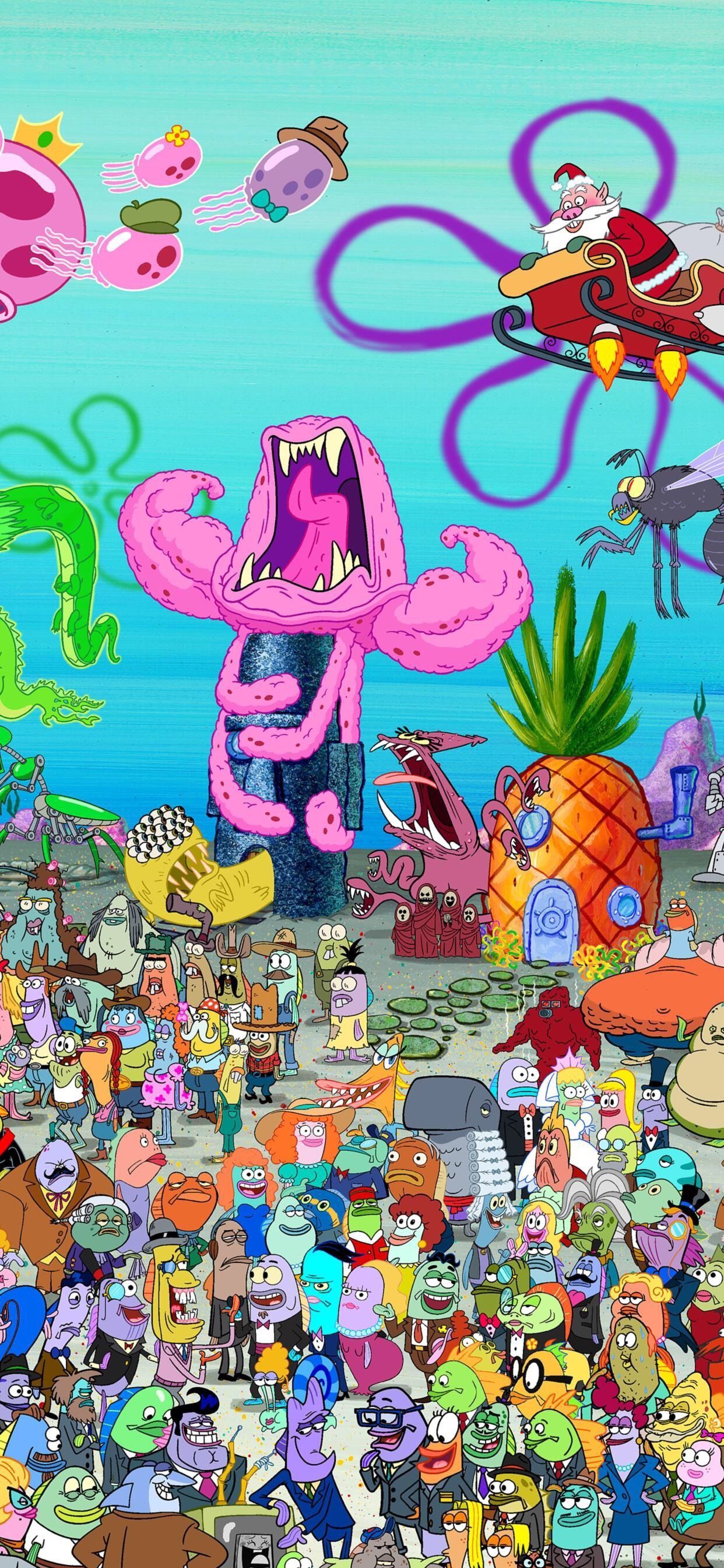  SpongeBob Schwammkopf Hintergrundbild 1242x2688. mieseyo on Aesthetic- Background- Wallpaper. Spongebob iphone wallpaper, Cartoon wallpaper iphone, Spongebob wallpaper