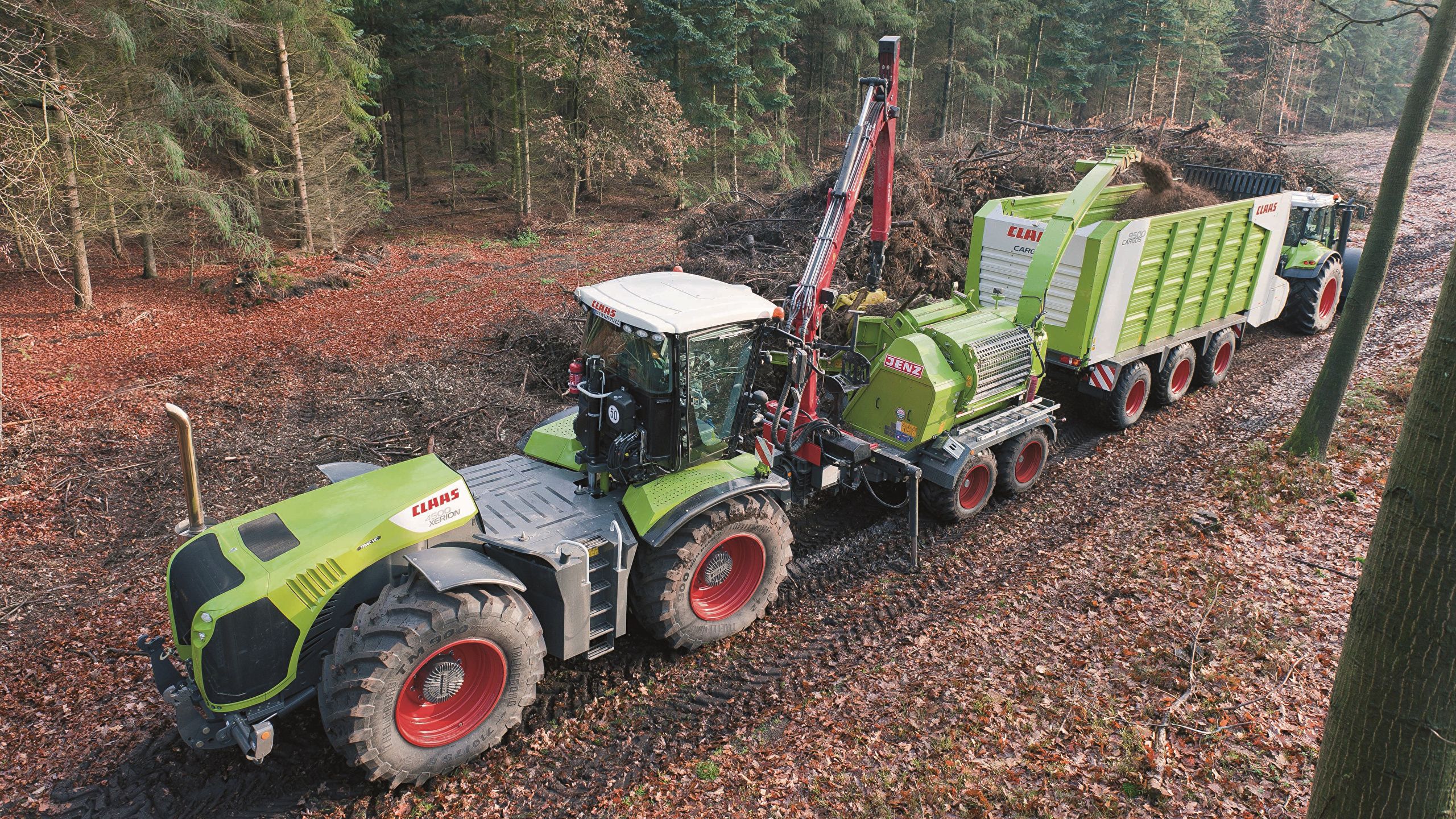  Trecker Hintergrundbild 2560x1440. Fotos Landwirtschaftlichen Maschinen Traktor 2009 13 Claas 2560x1440