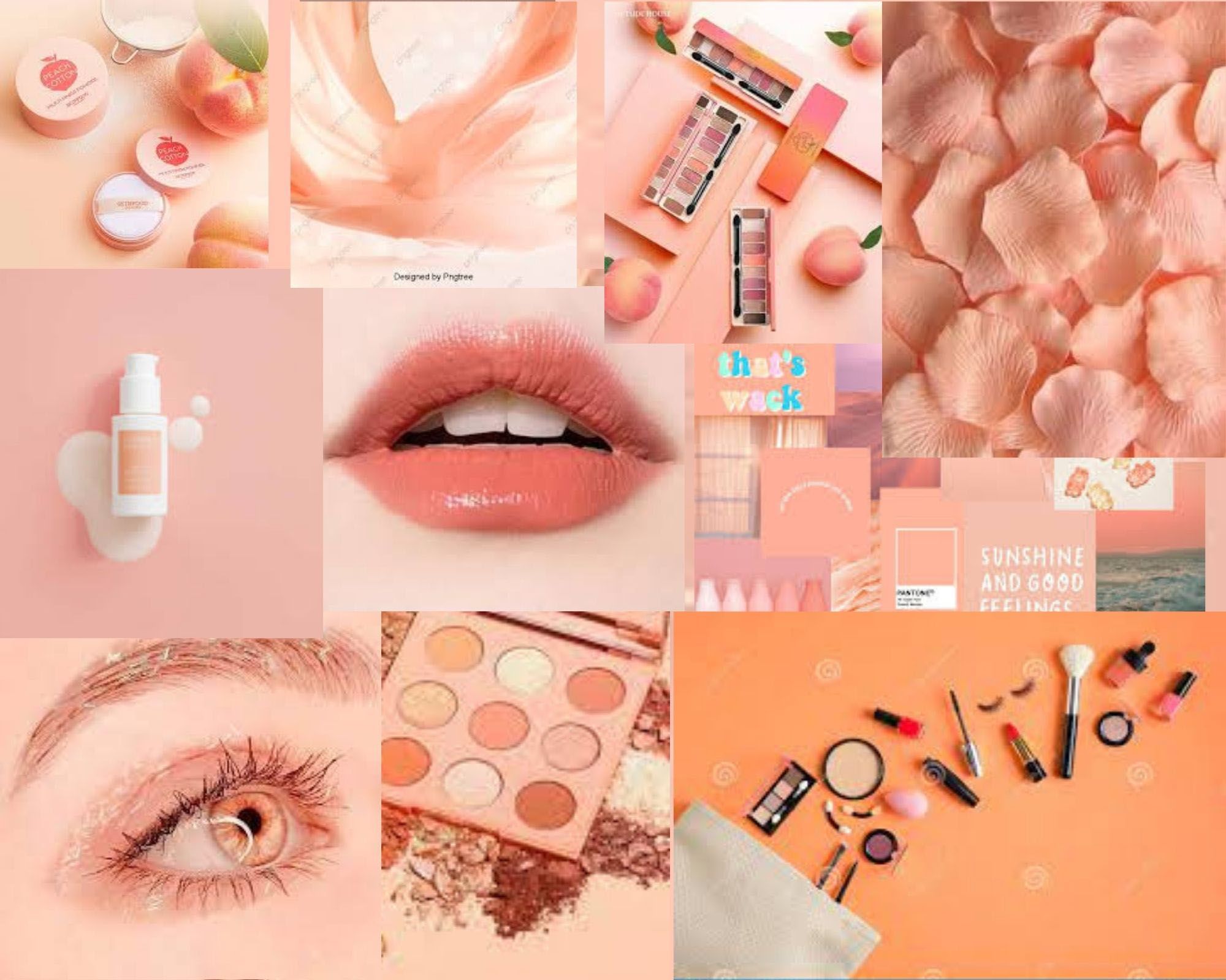  Schönheit Hintergrundbild 2000x1600. Aesthetic Cute Makeup Wallpaper. - Behance