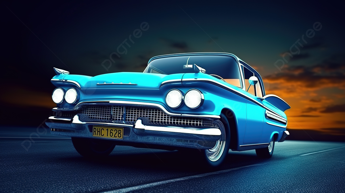  Auto Hintergrundbild 1200x673. Vintage Blue Car Aesthetic 3D Rendering And Artwork Background, Blue Car, White Car, Fast Car Background Image And Wallpaper for Free Download