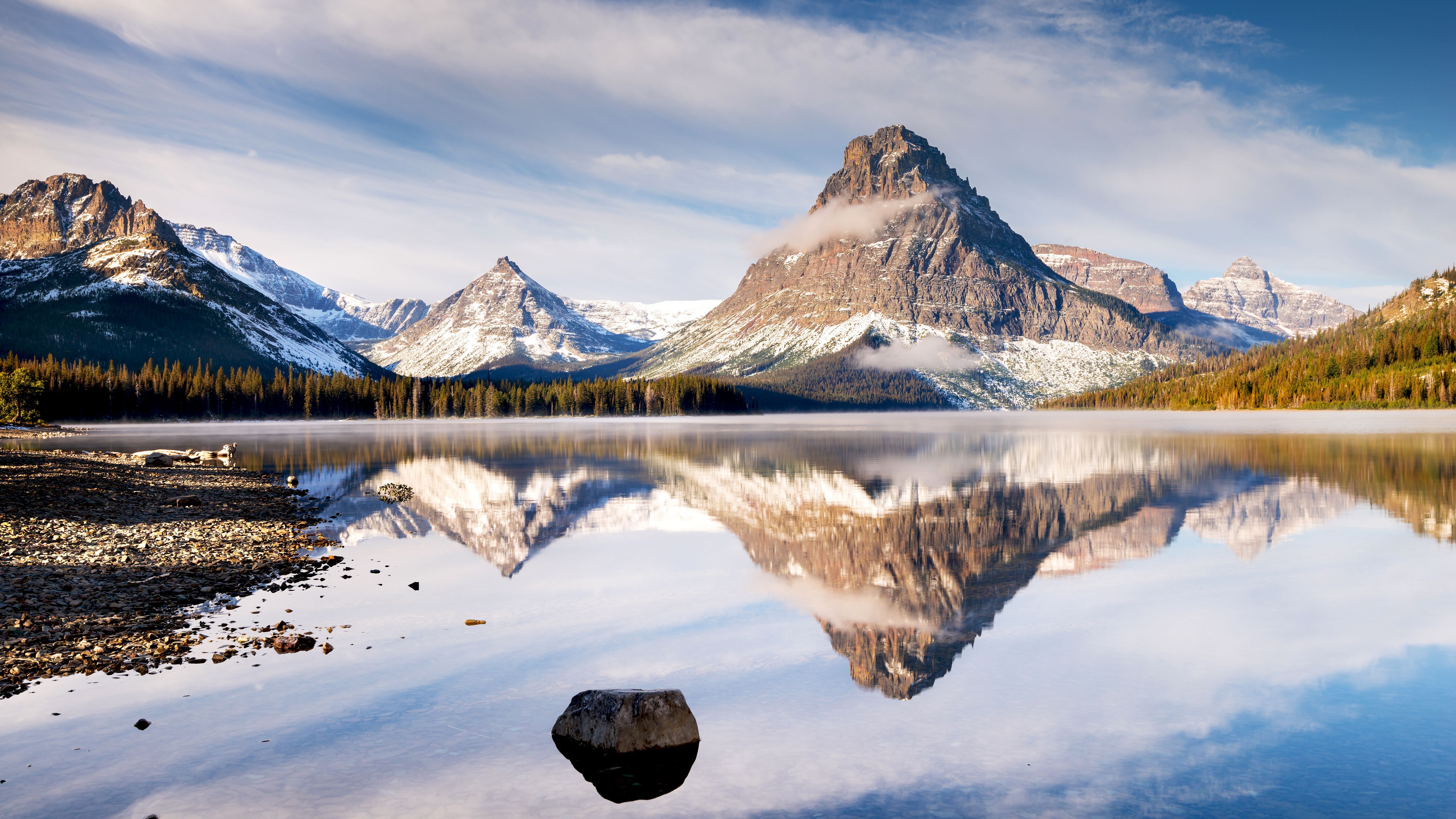  5k Hintergrundbild 5120x2880. Lake Wallpaper 4K, Mountains, Landscape, Nature