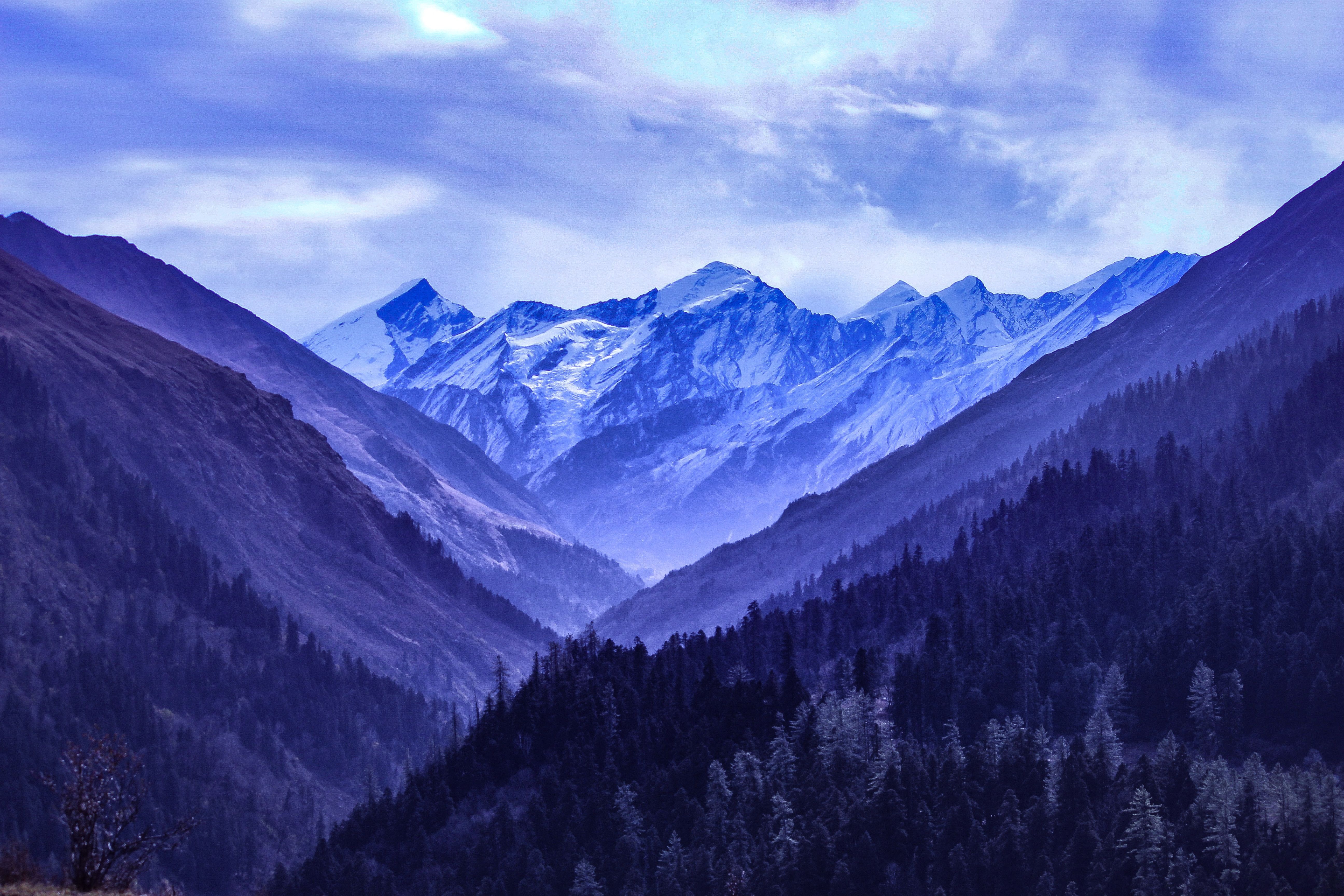  5k Hintergrundbild 5184x3456. Mountain Range Blue 5k, HD Nature, 4k Wallpaper, Image, Background, Photo and Picture