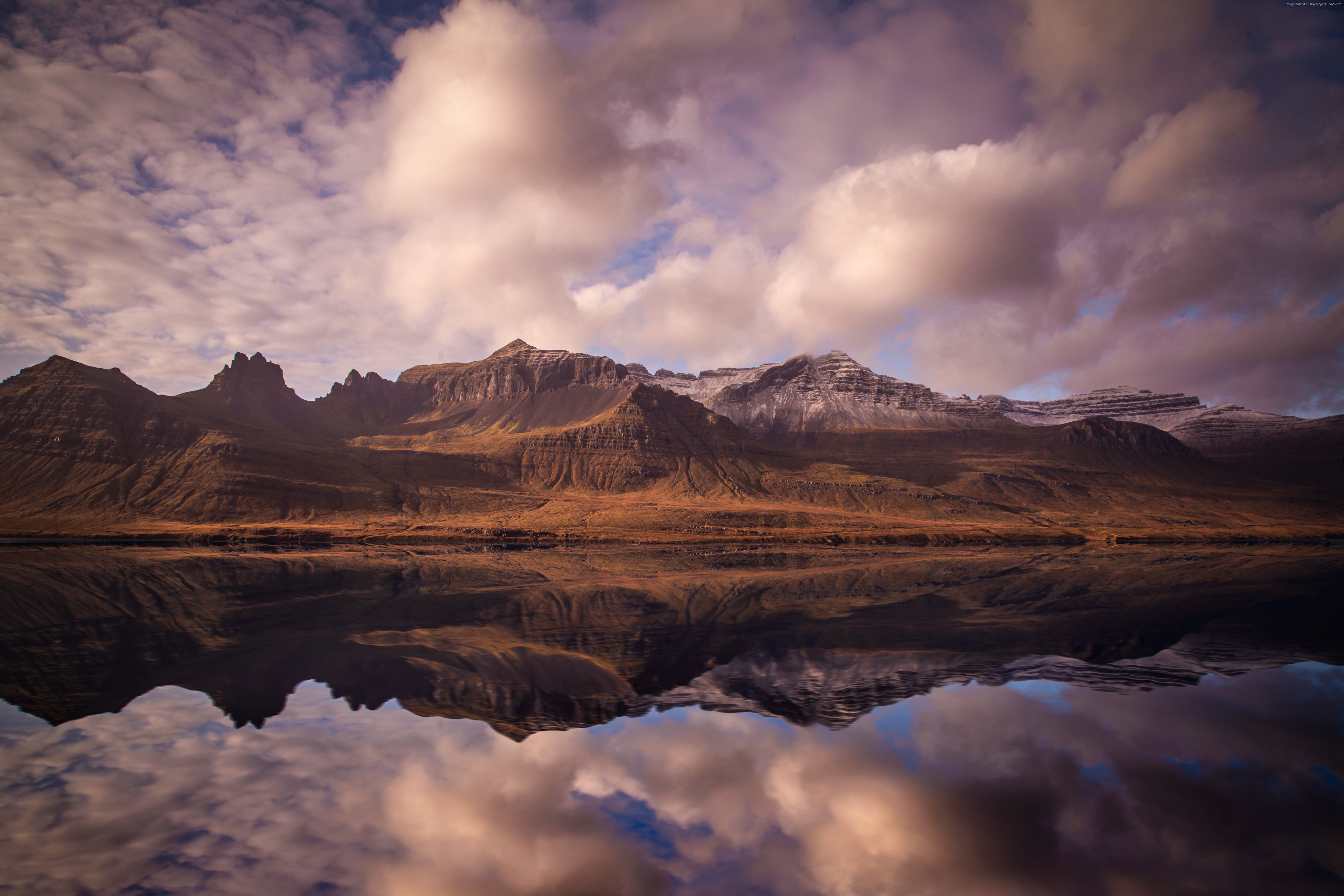  5k Hintergrundbild 5531x3687. river, 5k wallpaper, 4k, mountains, Iceland, clouds Gallery HD Wallpaper