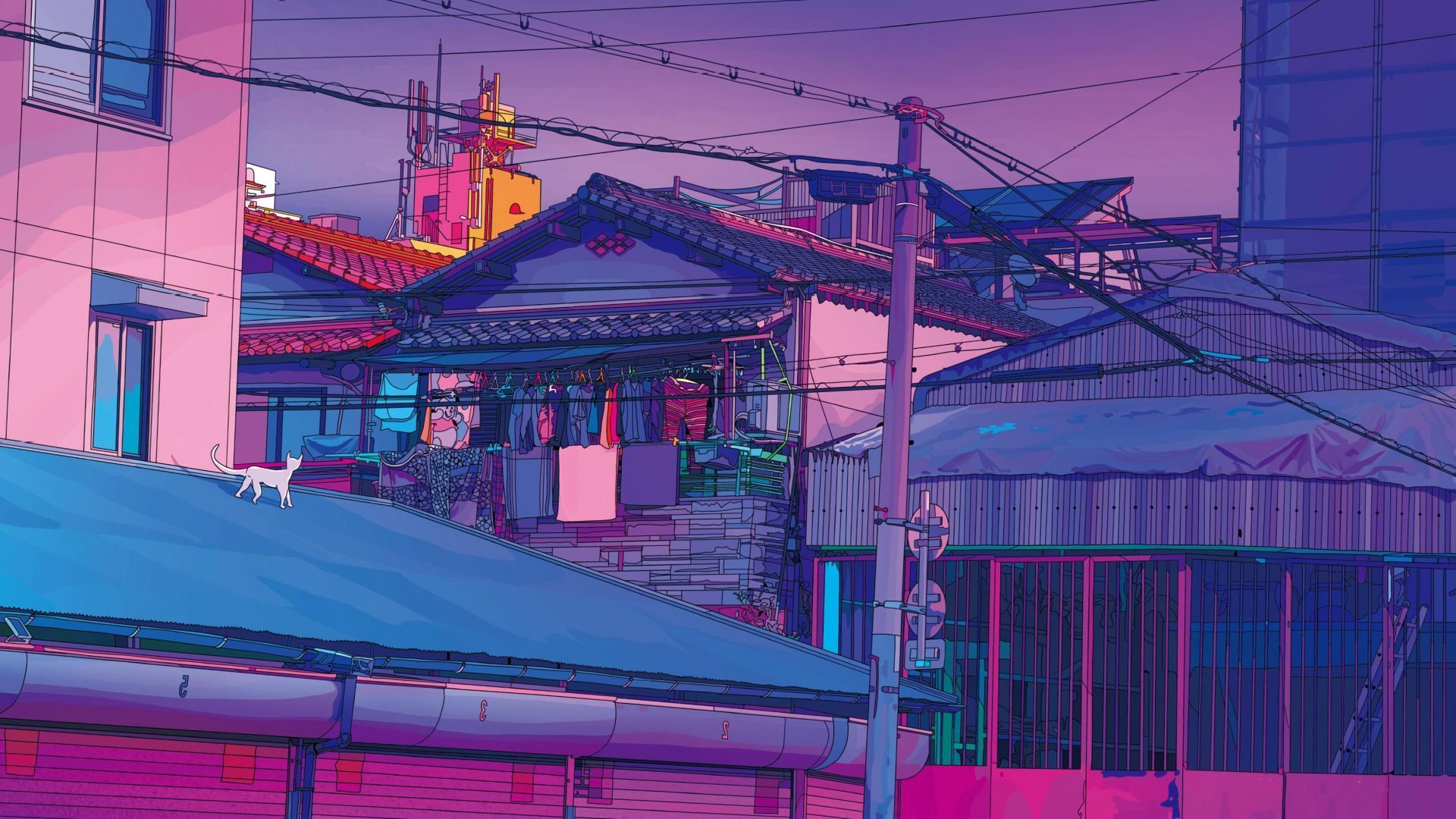 1920x1080 Hintergrundbild 1920x1080. Aesthetic Tokyo wallpaper in 1920x1080 resolution