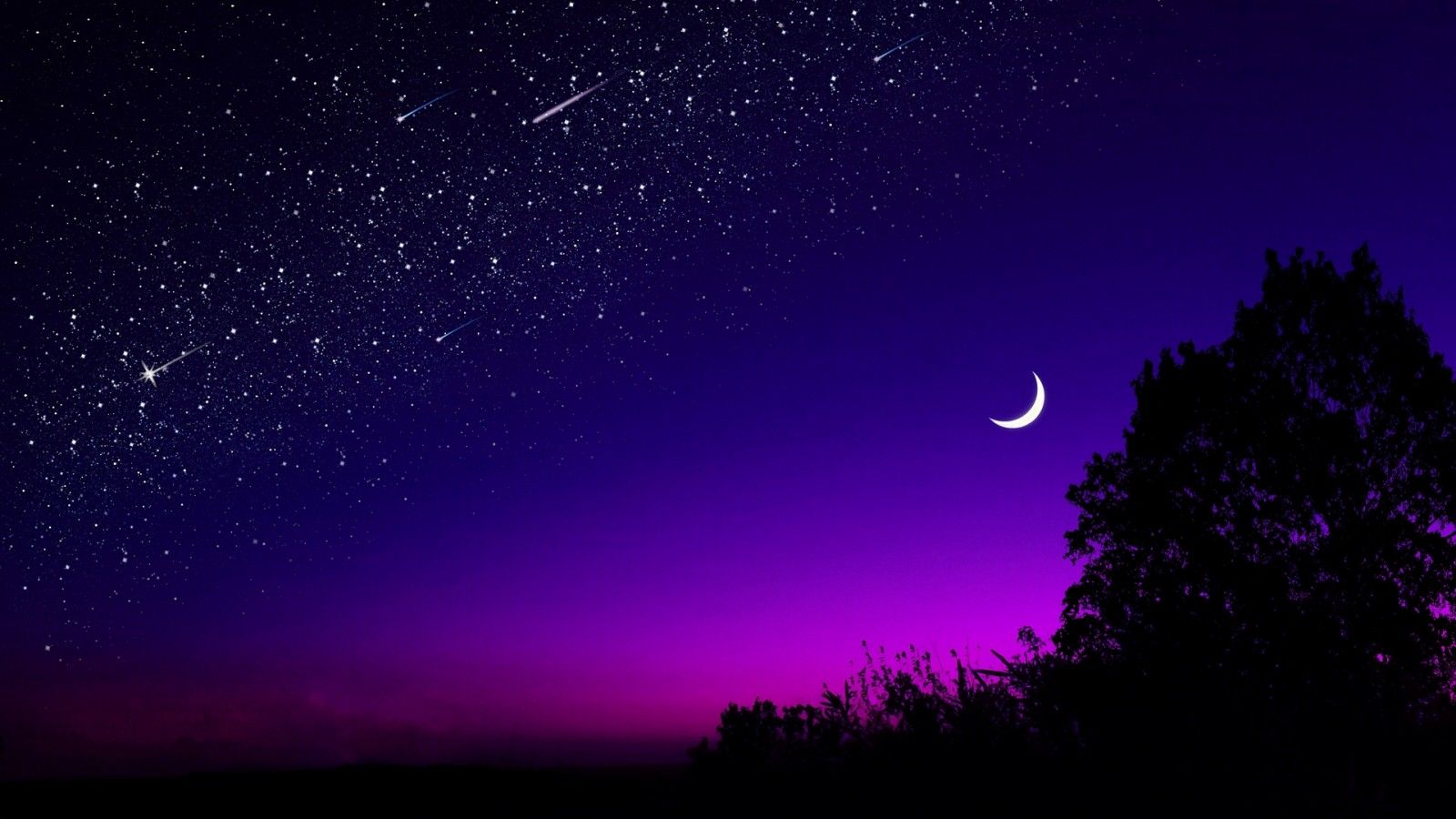 1600x900 Hintergrundbild 1600x900. Beautiful night sky HD Wallpaper 1600x900