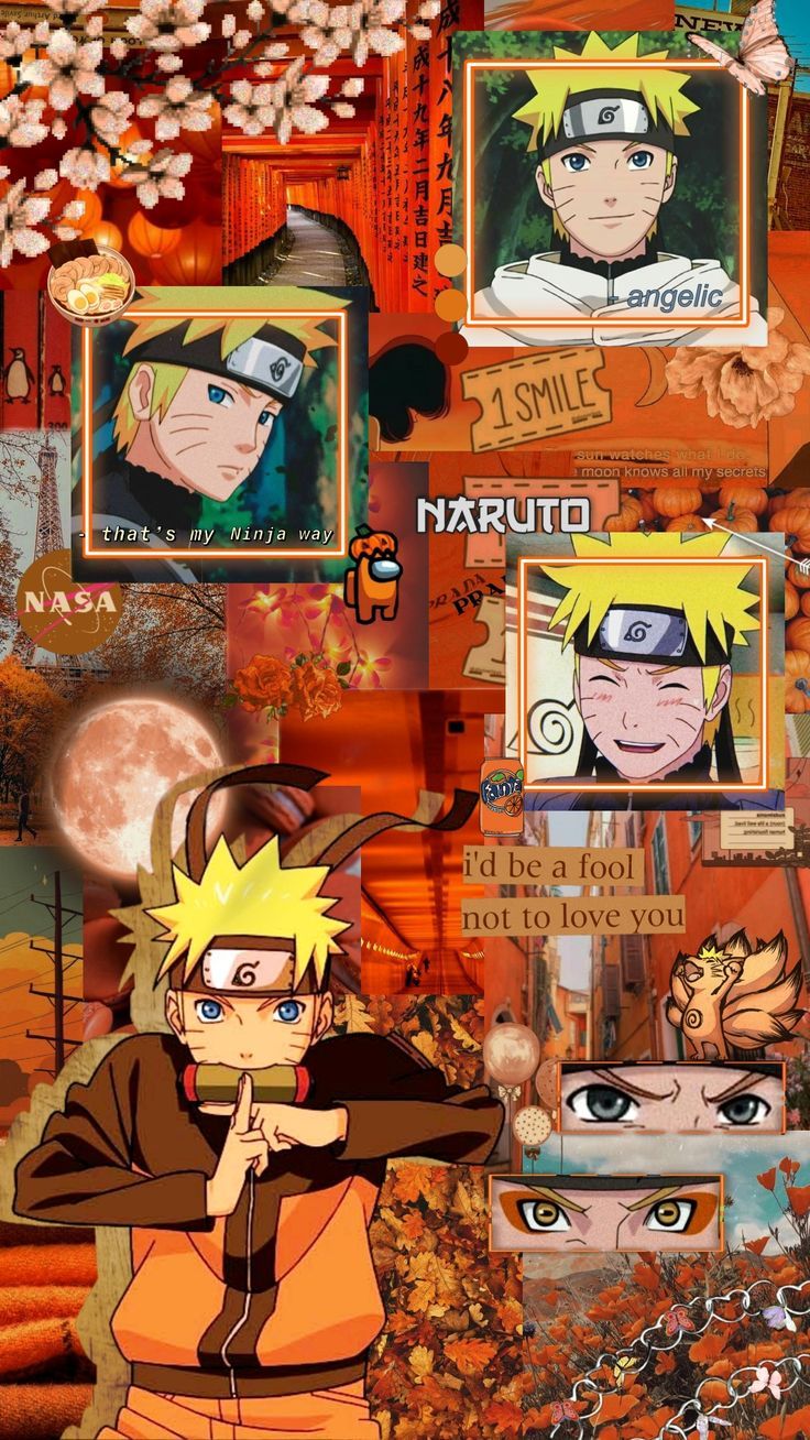 Naruto Hintergrundbild 736x1308. Naruto Uzumaki aesthetic wallpaper. Wallpaper naruto, Seni anime, Seni