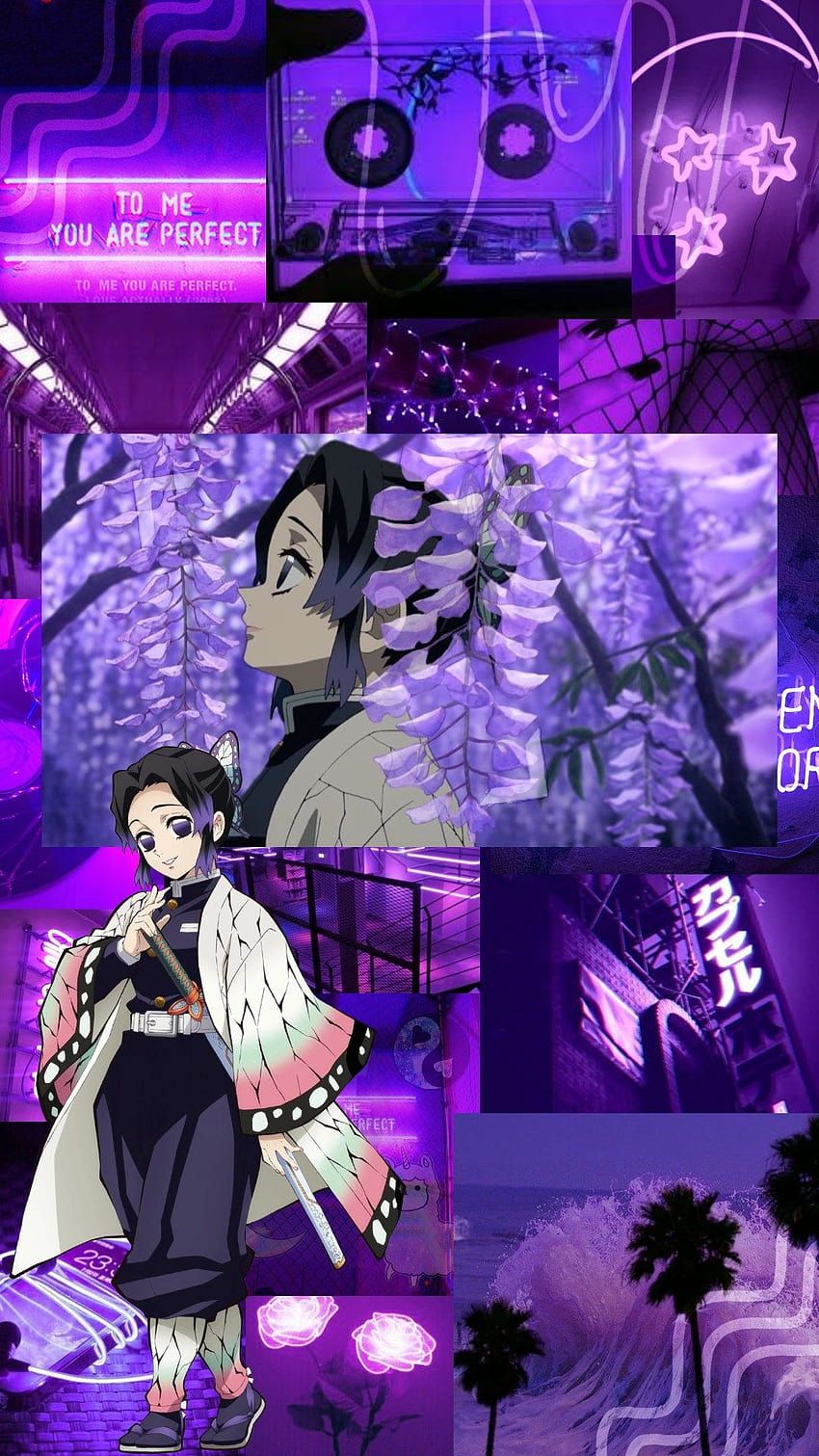 Demon Slayer Hintergrundbild 850x1511. Tomioka_jaxee Profiles, demon slayer aesthetic purple HD phone wallpaper