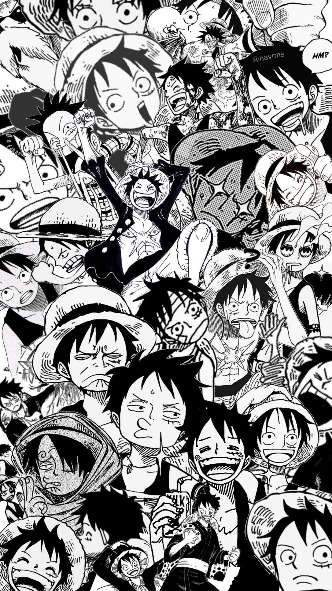  One Piece Hintergrundbild 1152x2048. One Piece Black Aesthetic Wallpaper