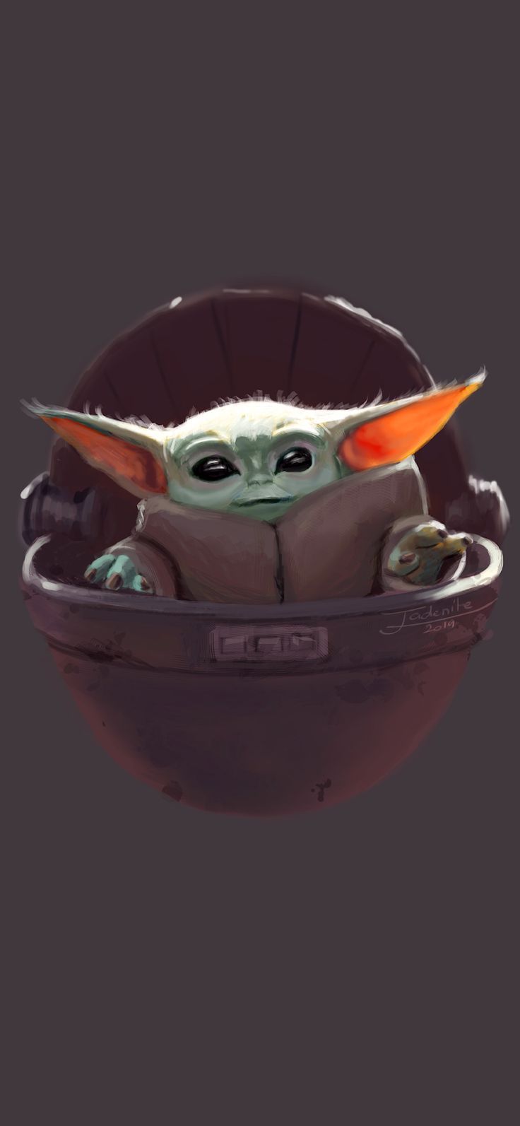  Baby Yoda Hintergrundbild 736x1593. The Child baby Yoda