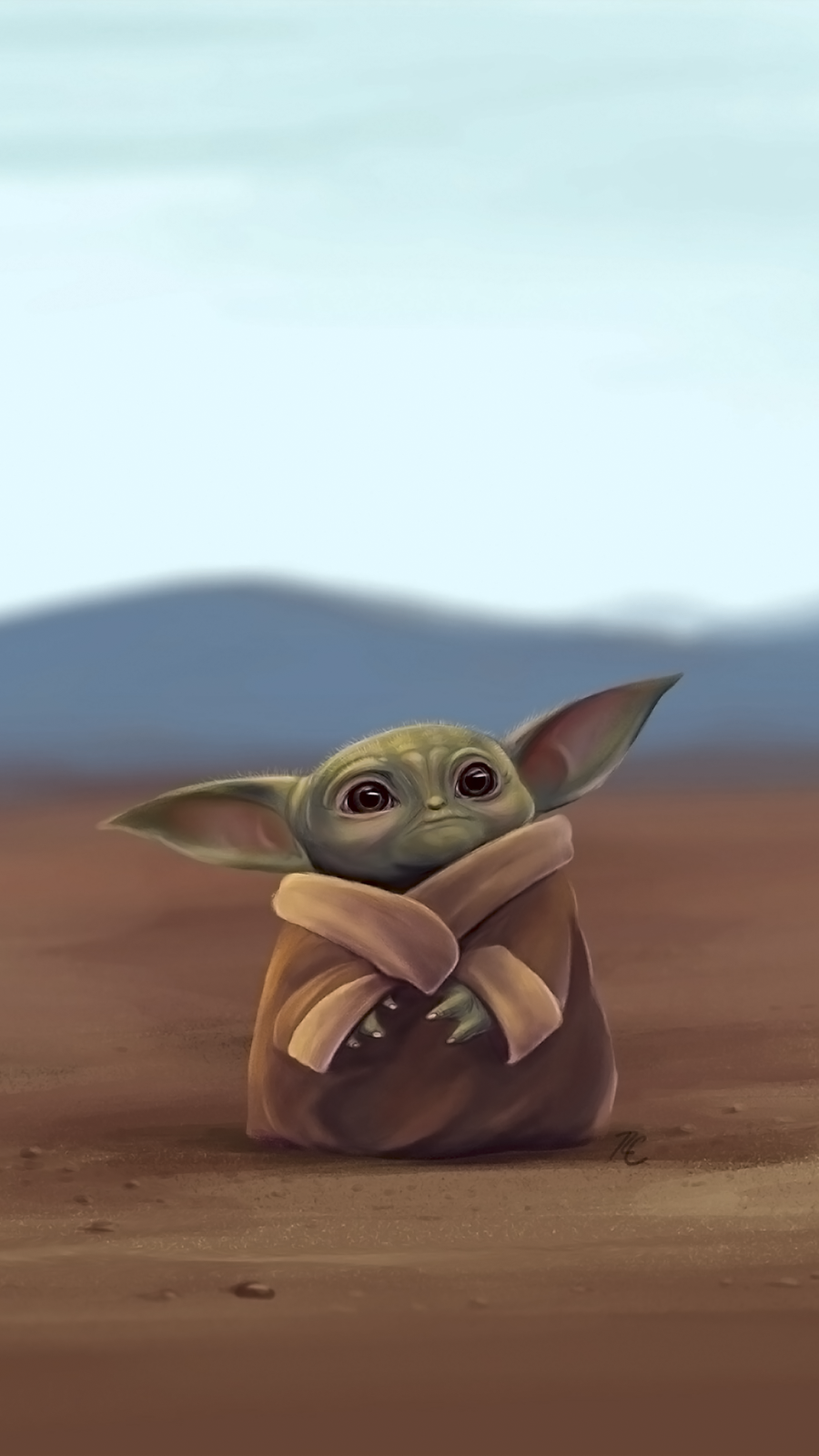  Baby Yoda Hintergrundbild 900x1600. The Child baby Yoda