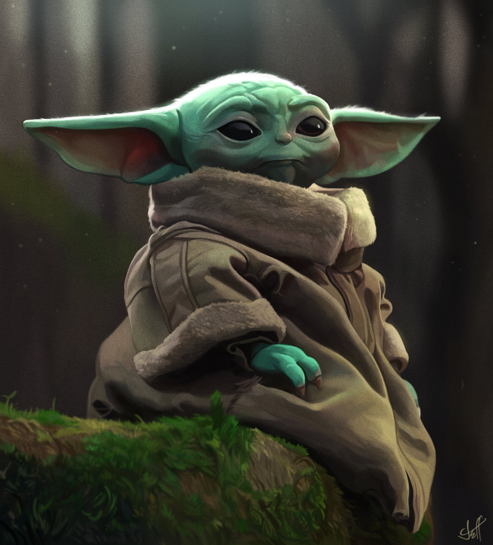  Baby Yoda Hintergrundbild 1000x1105. Yoda Baby