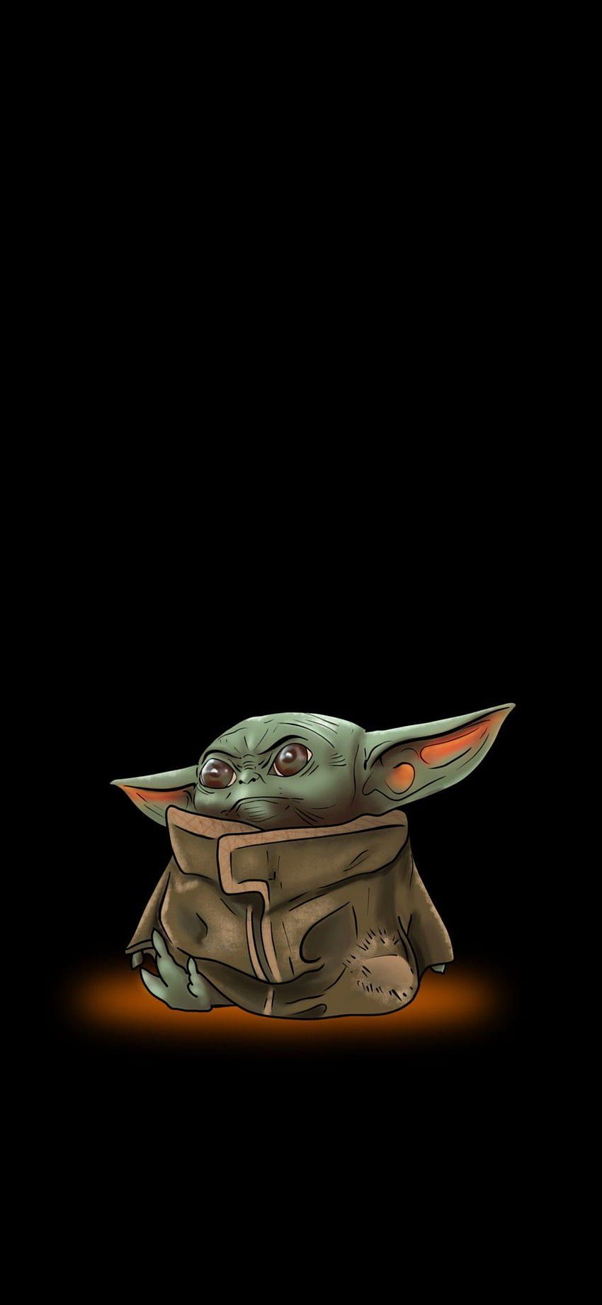  Baby Yoda Hintergrundbild 850x1841. Baby Yoda Illustration : i HD phone wallpaper