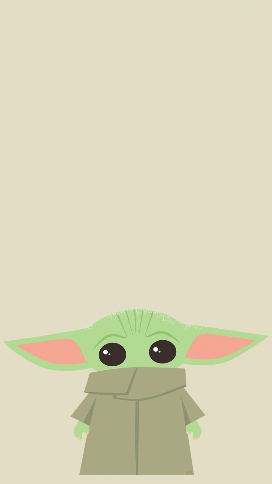  Baby Yoda Hintergrundbild 870x1546. Baby Yoda Wallpaper