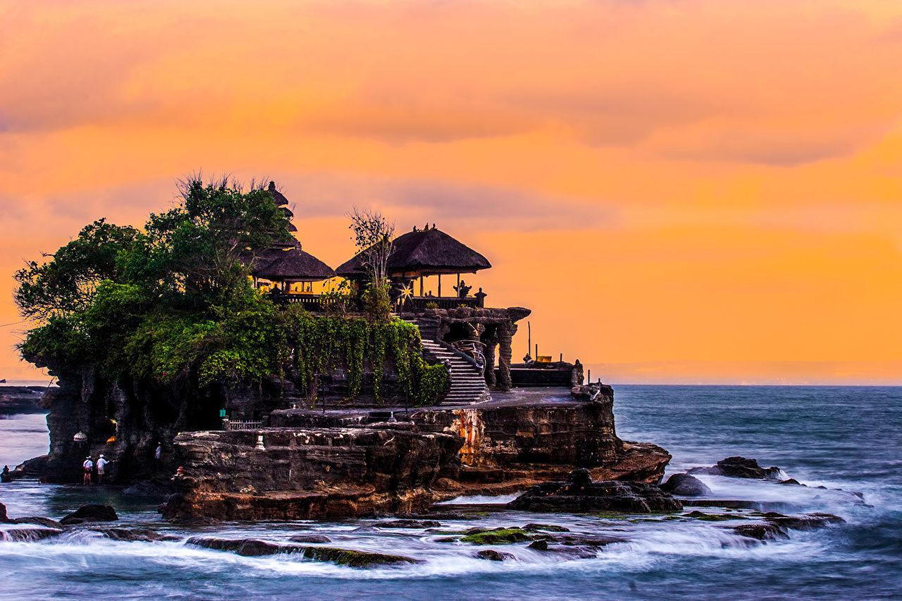  Bali Hintergrundbild 1280x853. Desktop Hintergrundbilder Indonesien Tanah Lot Temple Bali Meer