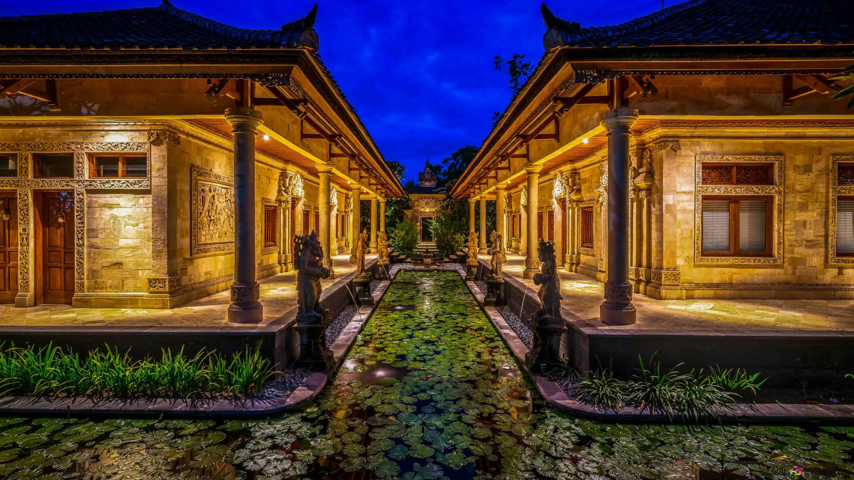  Bali Hintergrundbild 2880x1620. Hotel in Bali, Indonesia 2K wallpaper download